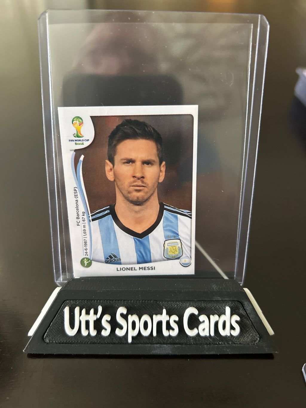 PANINI Leo MESSI 2014 world cup sticker argentina Mint