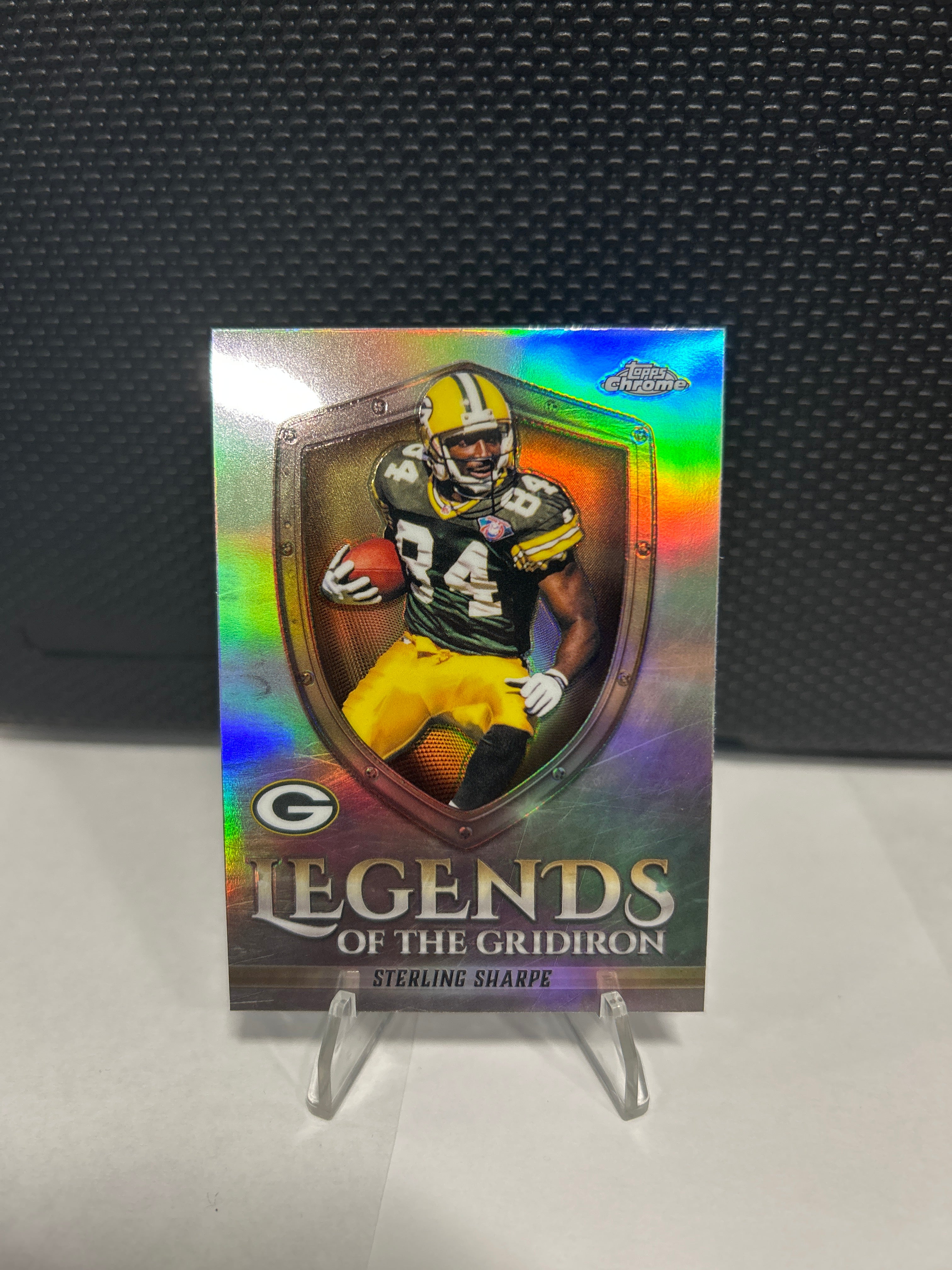 2025 Topps Chrome Football #LOG-27 Sterling Sharpe Legends Gridiron Refractor