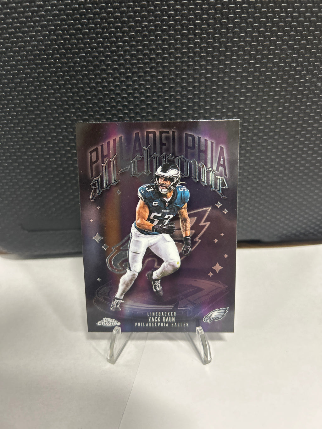 💥2025 Topps Chrome Zack Baun All Chrome Philadelphia Eagles