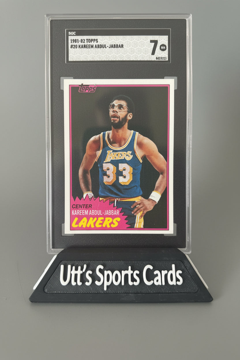 1981-1982 Topps #20 Kareem Abdul Jabbar SGC 7