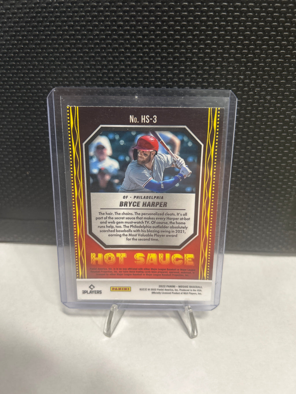 2022 Panini Mosaic Hot Sauce Bryce Harper #HS-3