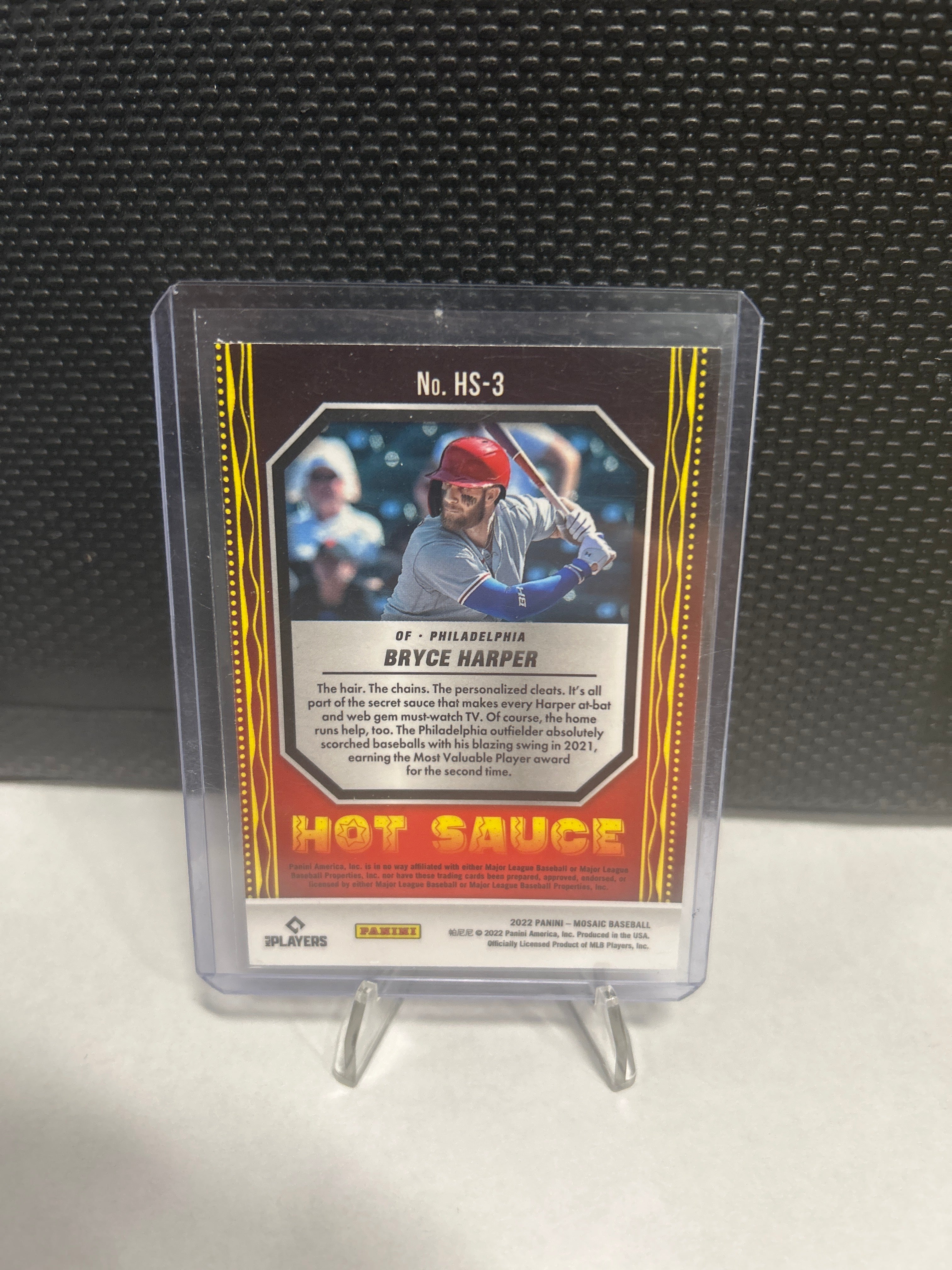 2022 Panini Mosaic Hot Sauce Bryce Harper #HS-3