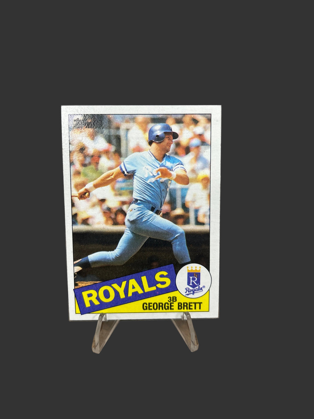 Topps 1985 George Brett #100 Kansas City Royals Baseball Card