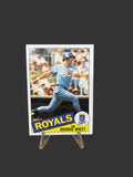 Topps 1985 George Brett #100 Kansas City Royals Baseball Card