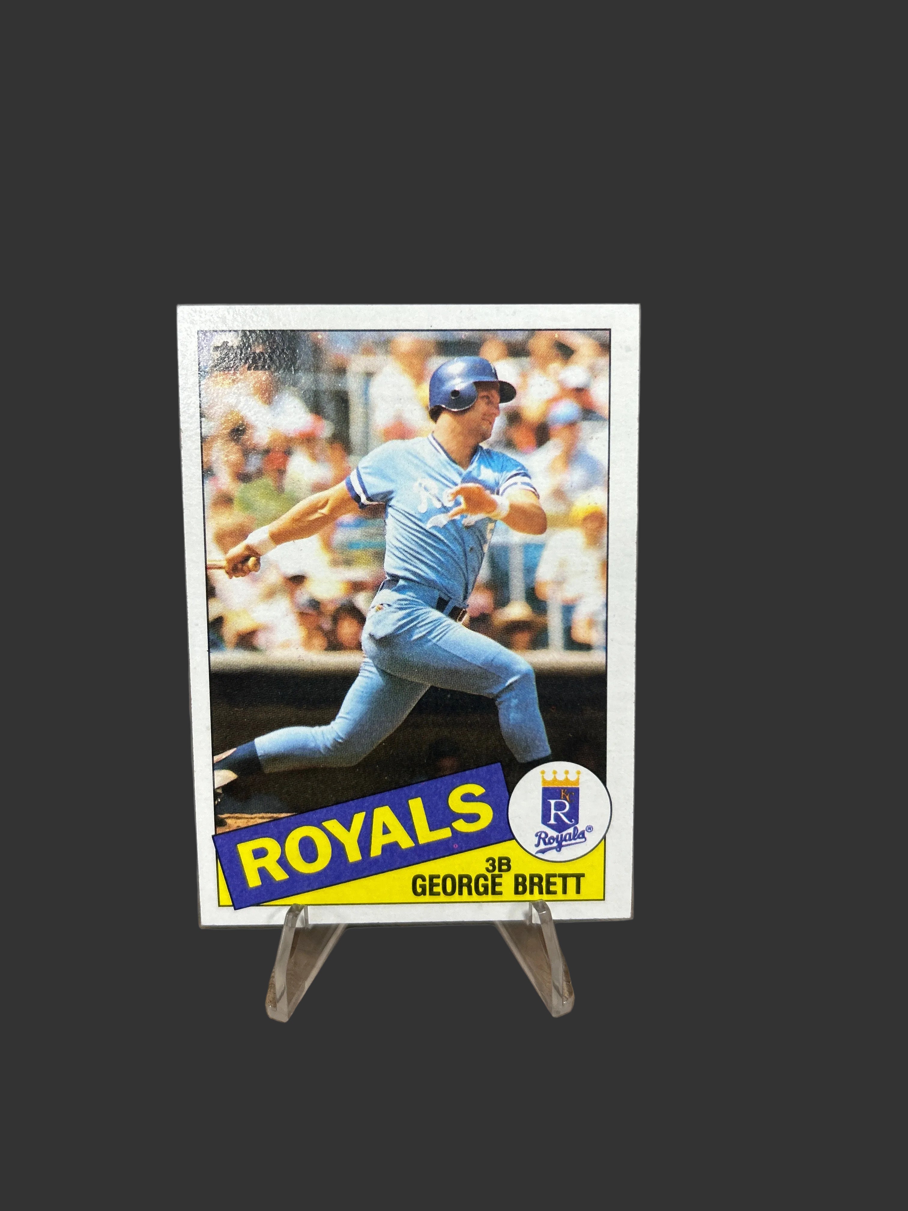 Topps 1985 George Brett #100 Kansas City Royals Baseball Card