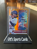 MF 2022 Donruss Diamond Kings Holo Orange #27 Mookie Betts Los Angeles Dodgers