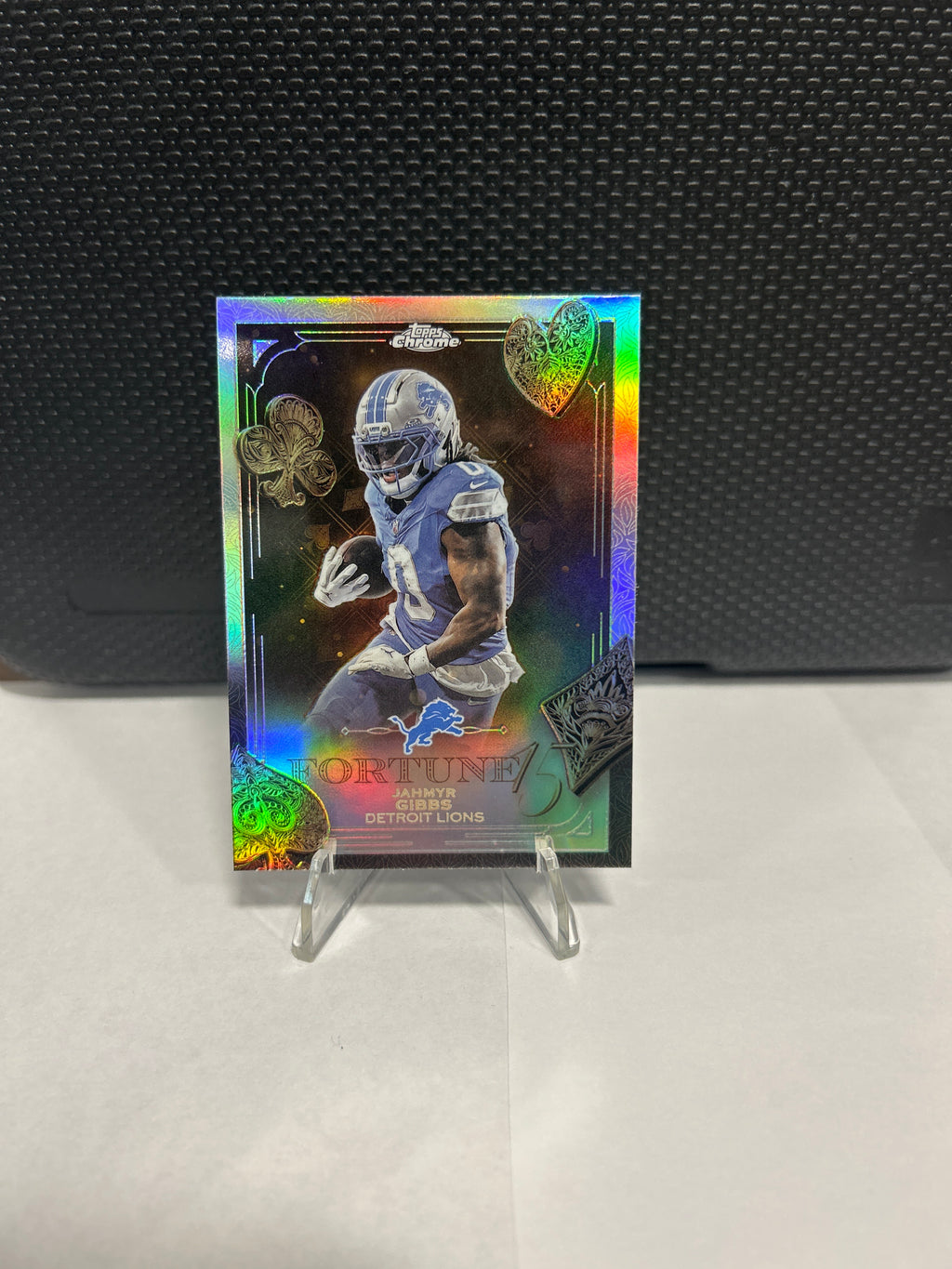 Topps Chrome Fortune Insert F-3 Jahmyr Gibbs Detroit Lions NFL Football Card