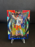 2024 Panini Select Bo Nix Concourse Card Red & Blue #30