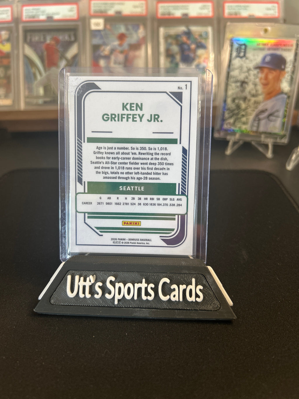 2026 Panini Donruss Ken Griffey Jr. Optic Insert #1 - Mariners