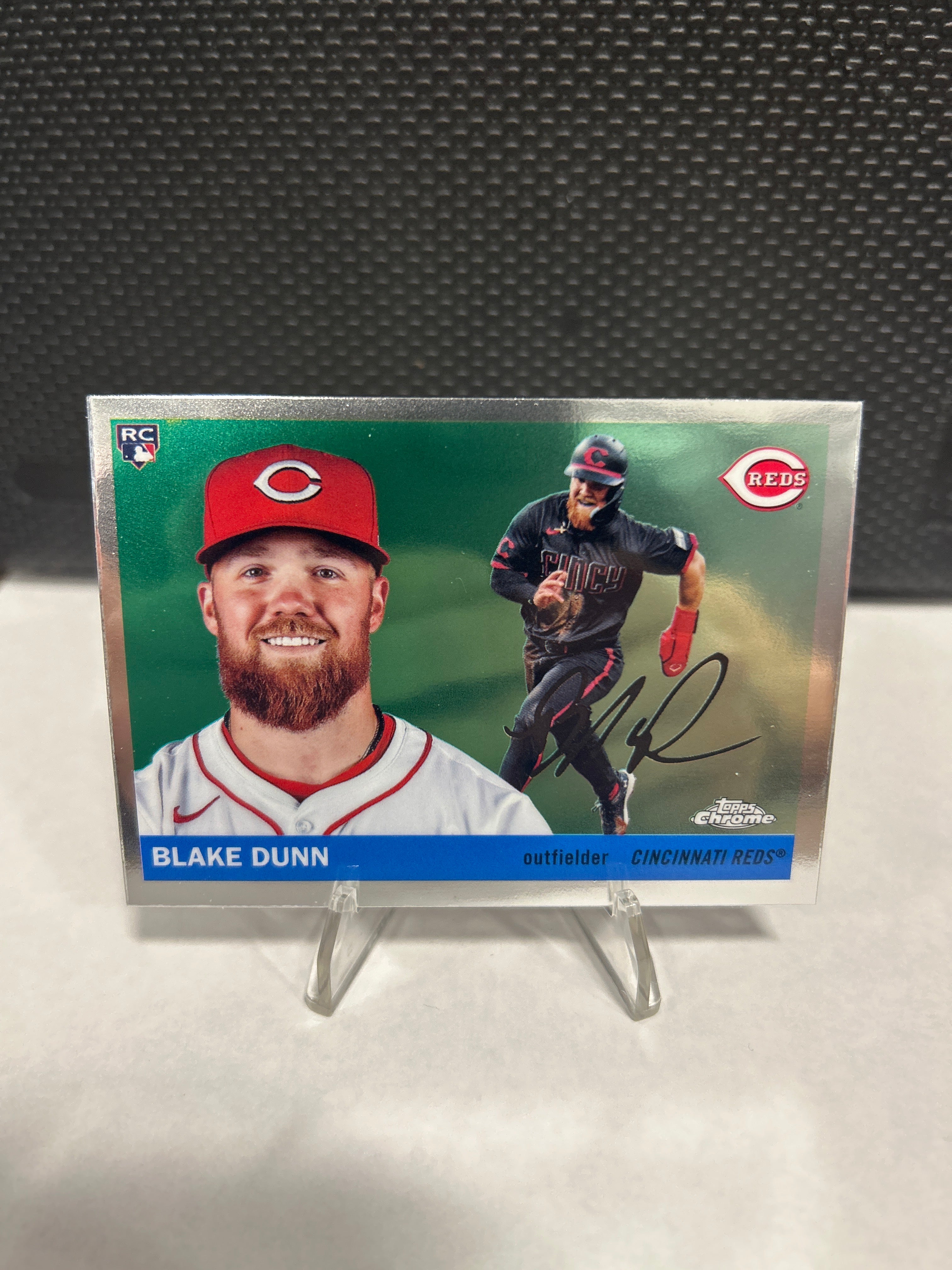 2025 Topps Chrome Platinum Anniversary Blake Dunn #322 RC Reds