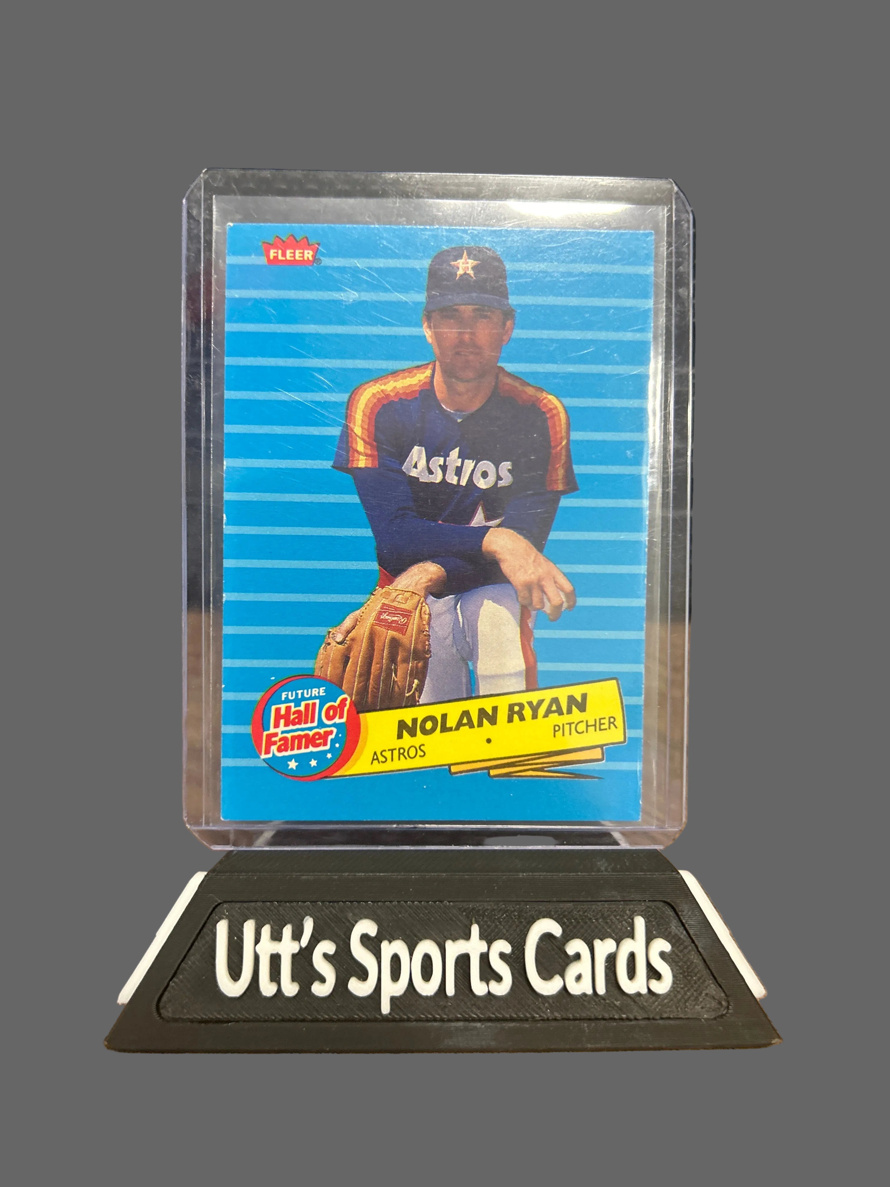 1986 Fleer Future Hall of Famers #5 Nolan Ryan HOF Astros