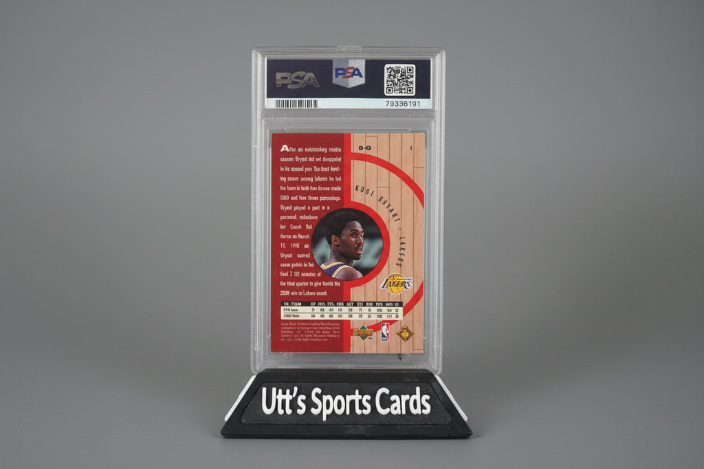 1998 UD HARDCOURT #1 KOBE BRYANT PSA 6
