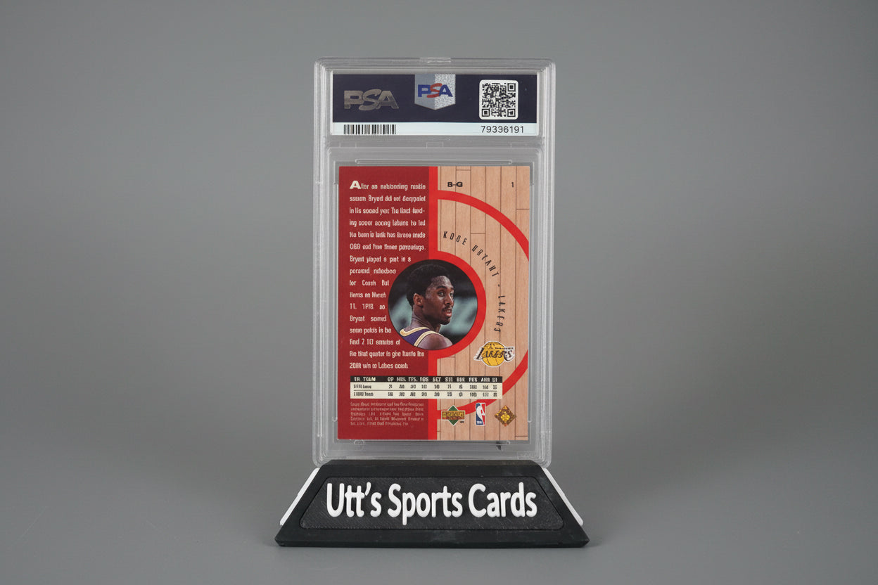 1998 UD HARDCOURT #1 KOBE BRYANT PSA 6