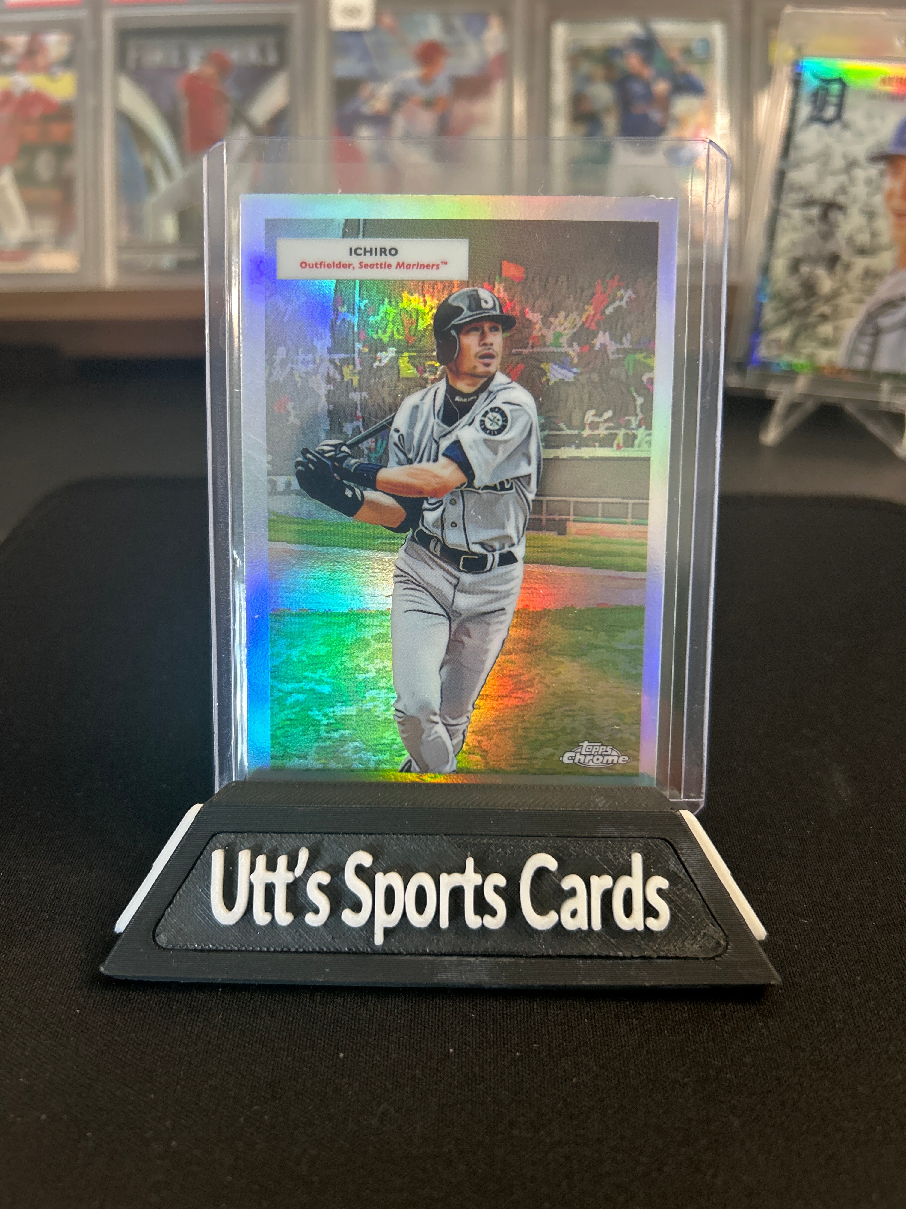 2025 Topps Chrome Platinum Doubleheaders #55DH-8 Ichiro / Ken Griffey Jr.