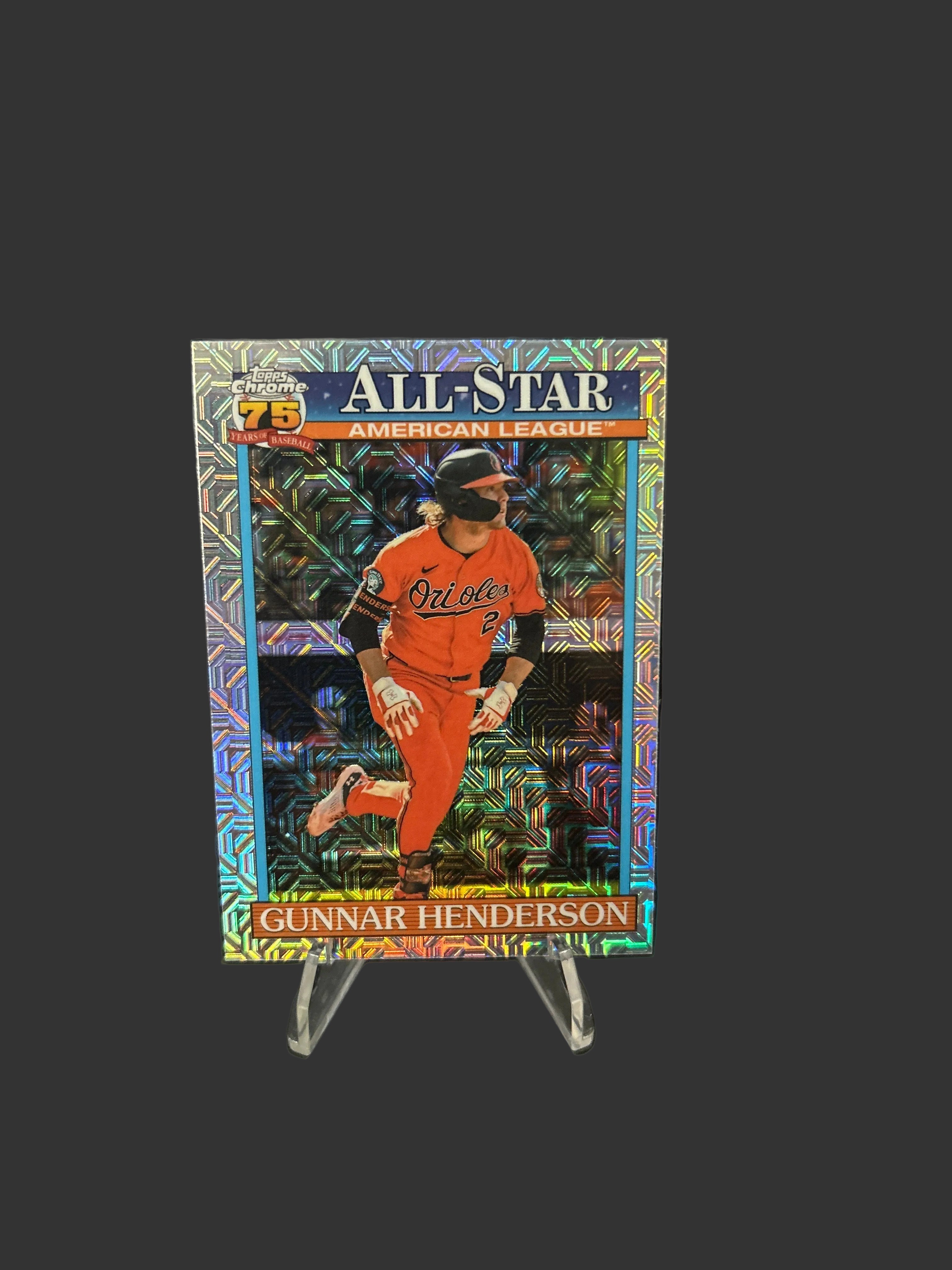 GUNNAR HENDERSON 2026 Topps Series 2 All-Star Chrome Mojo Refractor Orioles
