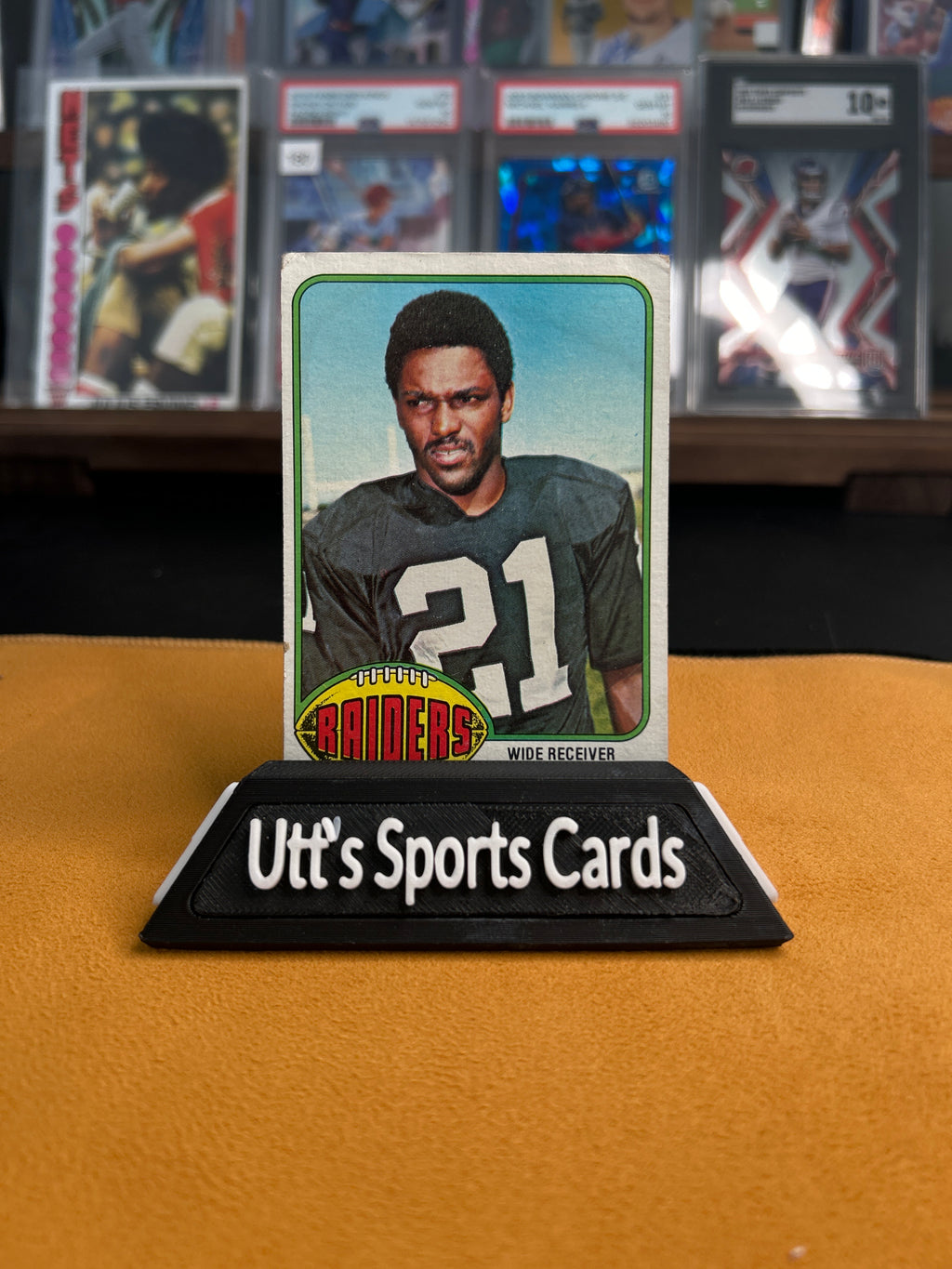 1976 Topps Cliff Branch Oakland Raiders Football Card #173 NM