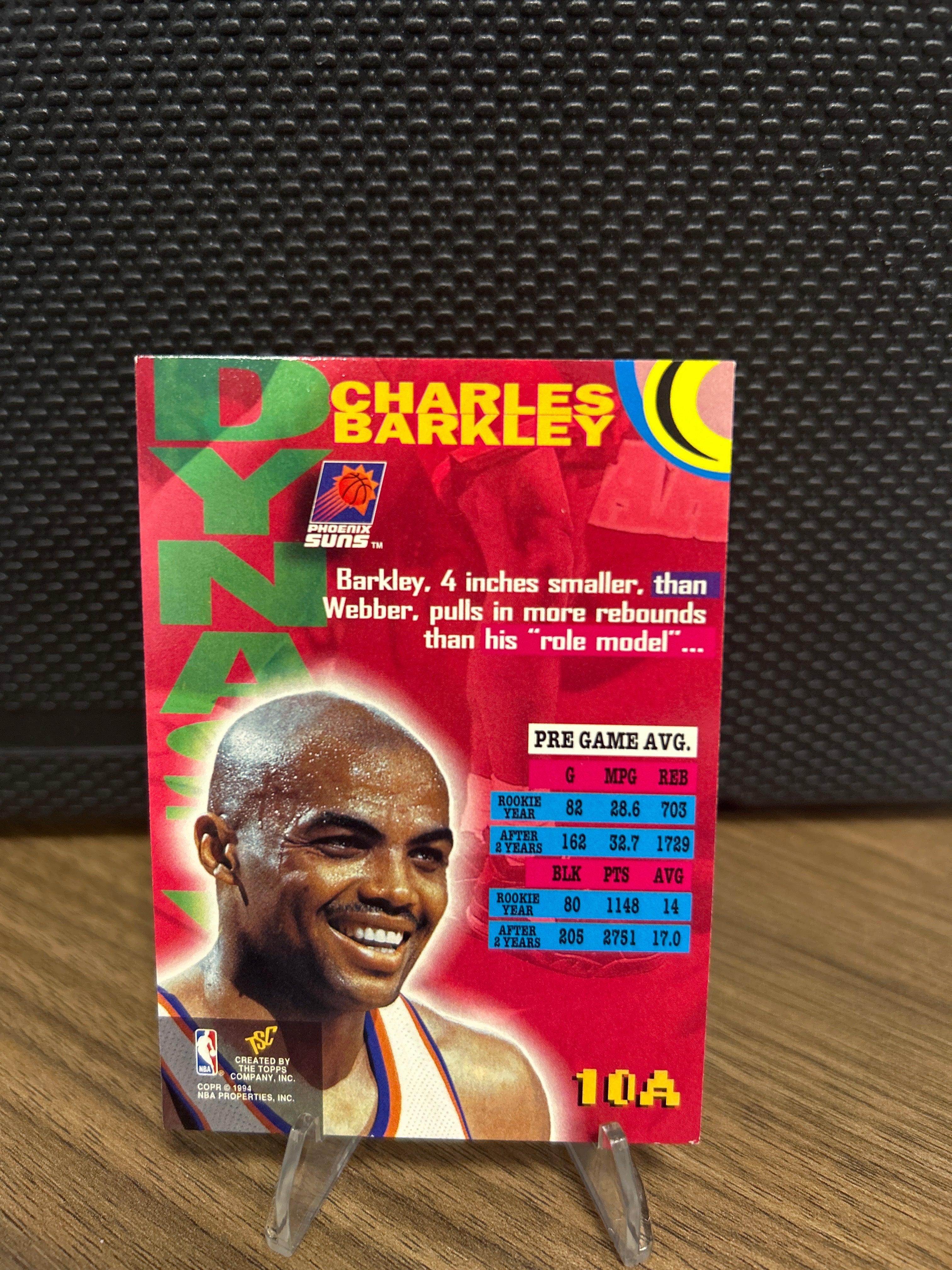1994-95 Topps Stadium Club - Dynasty and Destiny Charles Barkley #10A