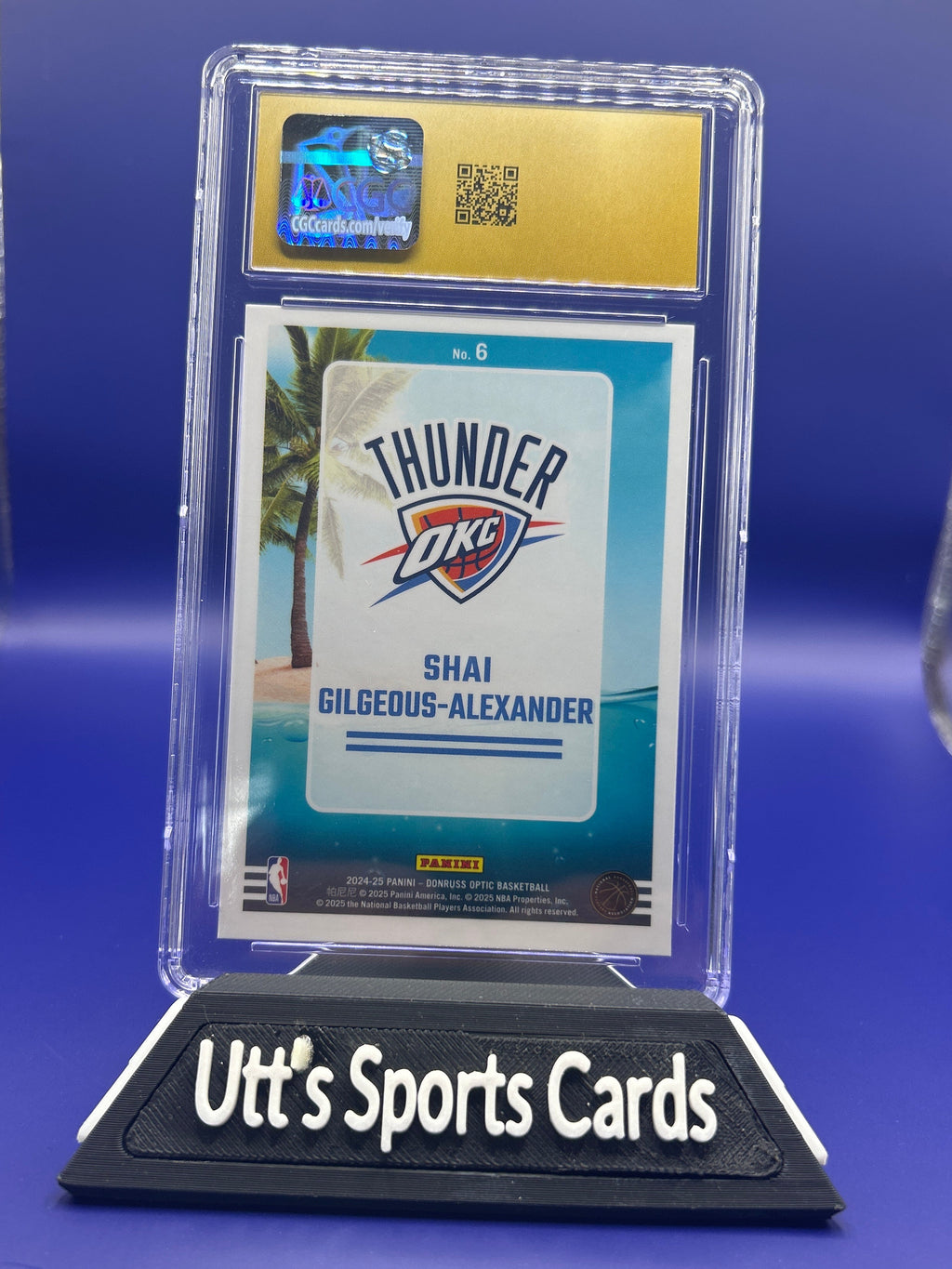 2024-25 Panini Donruss Optic - Splash! Shai Gilgeous-Alexander #6 (CGC Pristine 10)