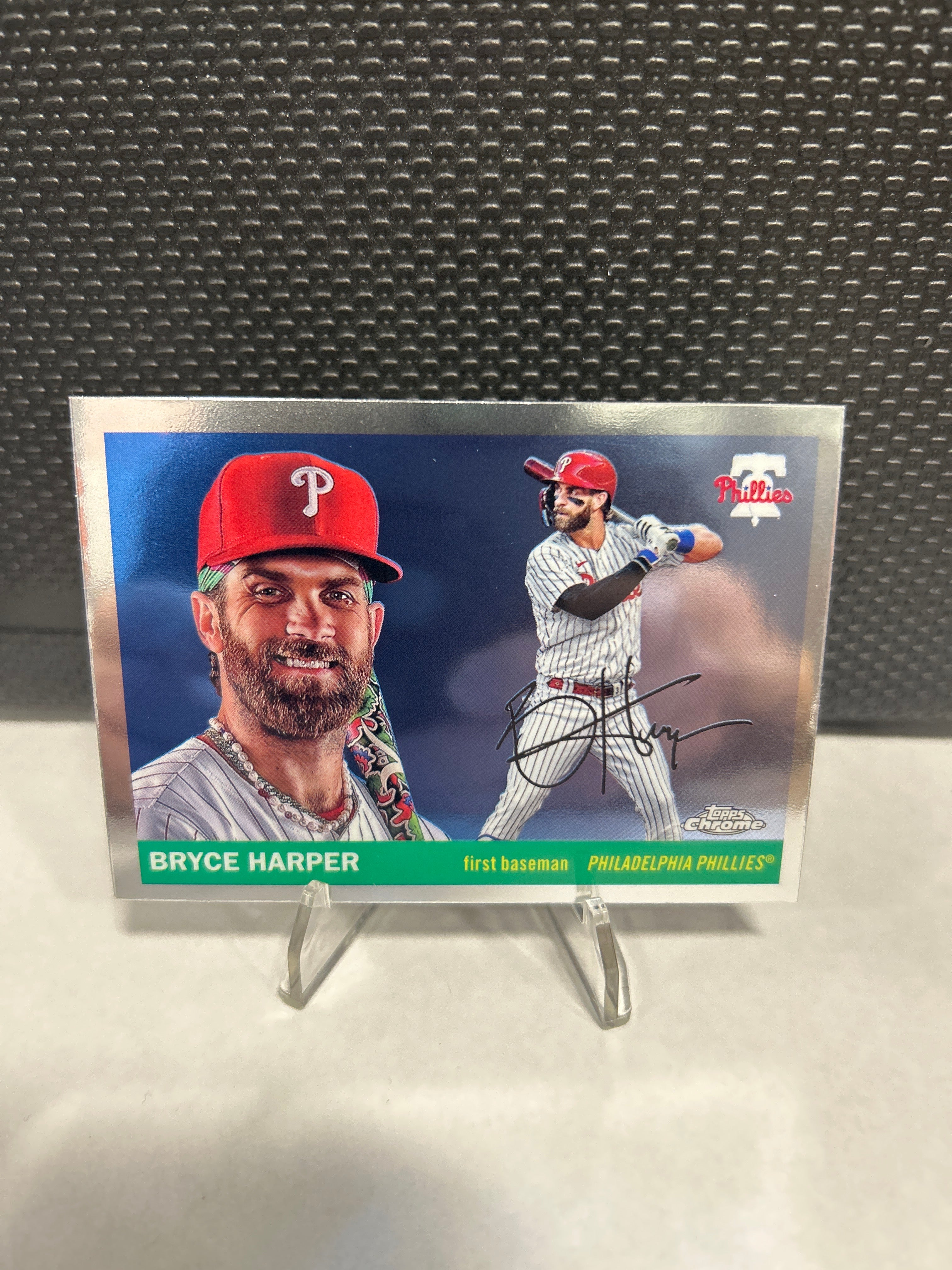 2025 Topps Chrome Platinum Anniversary Bryce Harper #135 - Phillies
