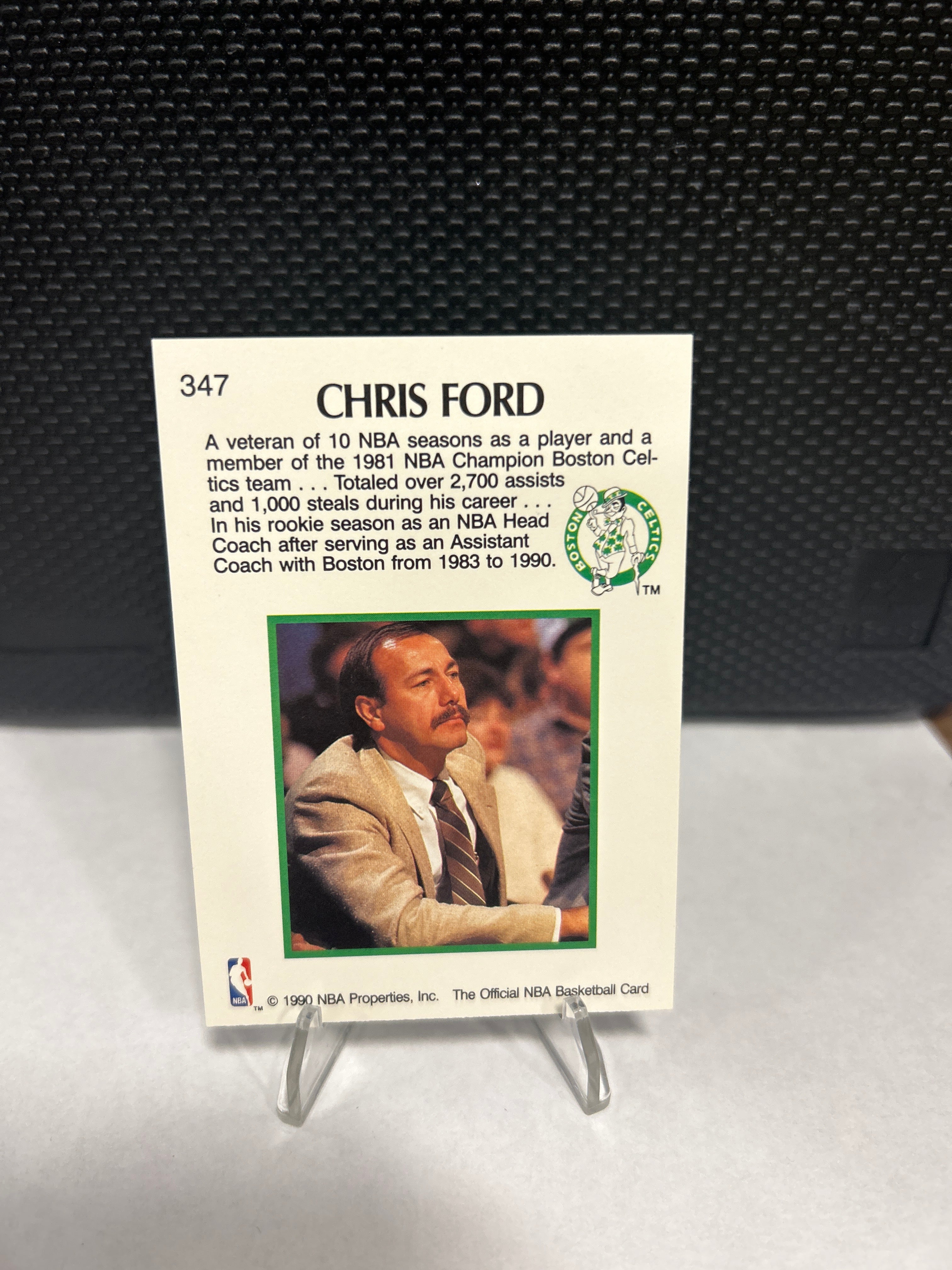 Chris Ford 1990-91 NBA Hoops Base Card #347