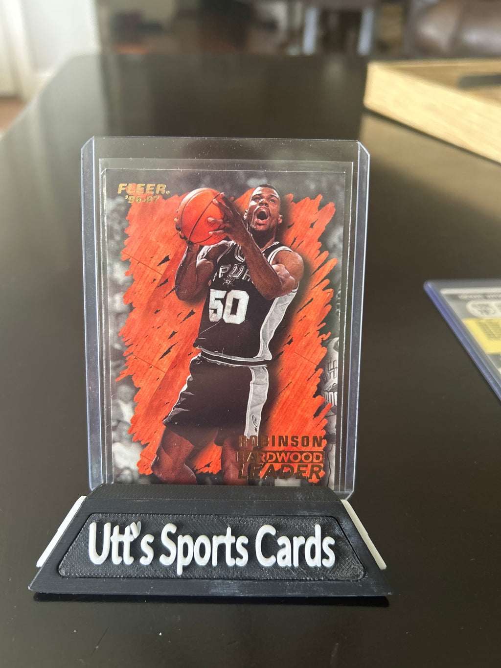 1996-97 DAVID ROBINSON Fleer Hardwood Leader NBA Insert #143 Spurs HOF (NM-MT)