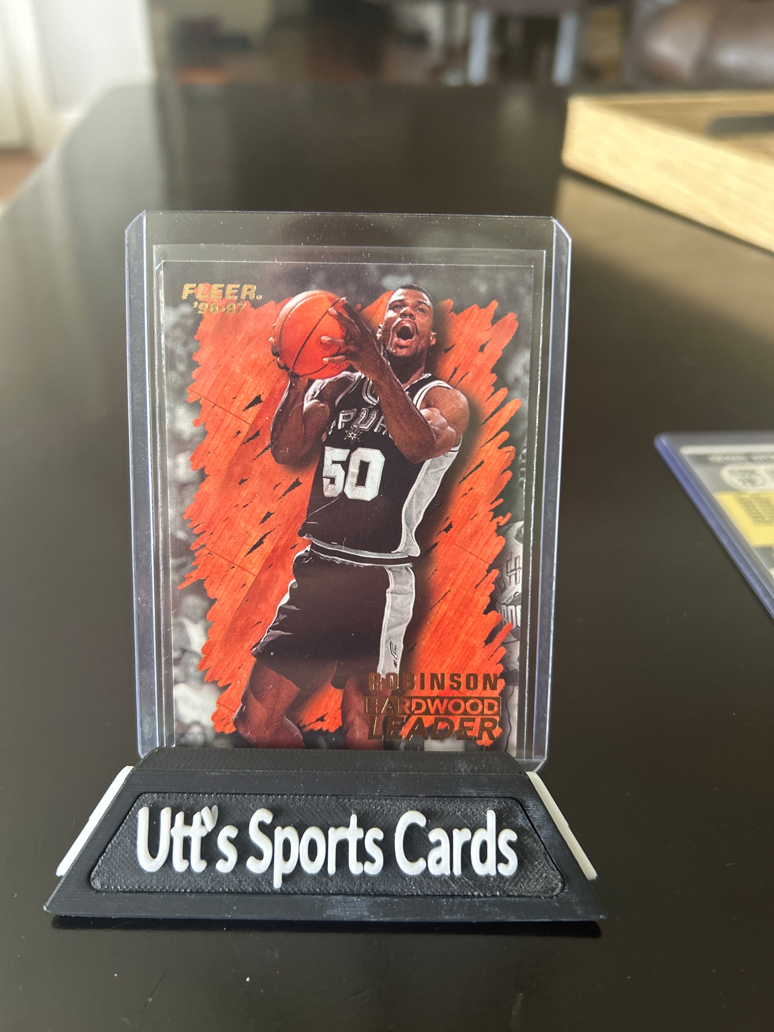 1996-97 DAVID ROBINSON Fleer Hardwood Leader NBA Insert #143 Spurs HOF (NM-MT)