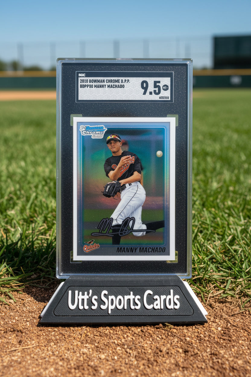 2010 Bowman DPP - Chrome Draft Picks Manny Machado #BDPP80 (RC) SGC 9.5