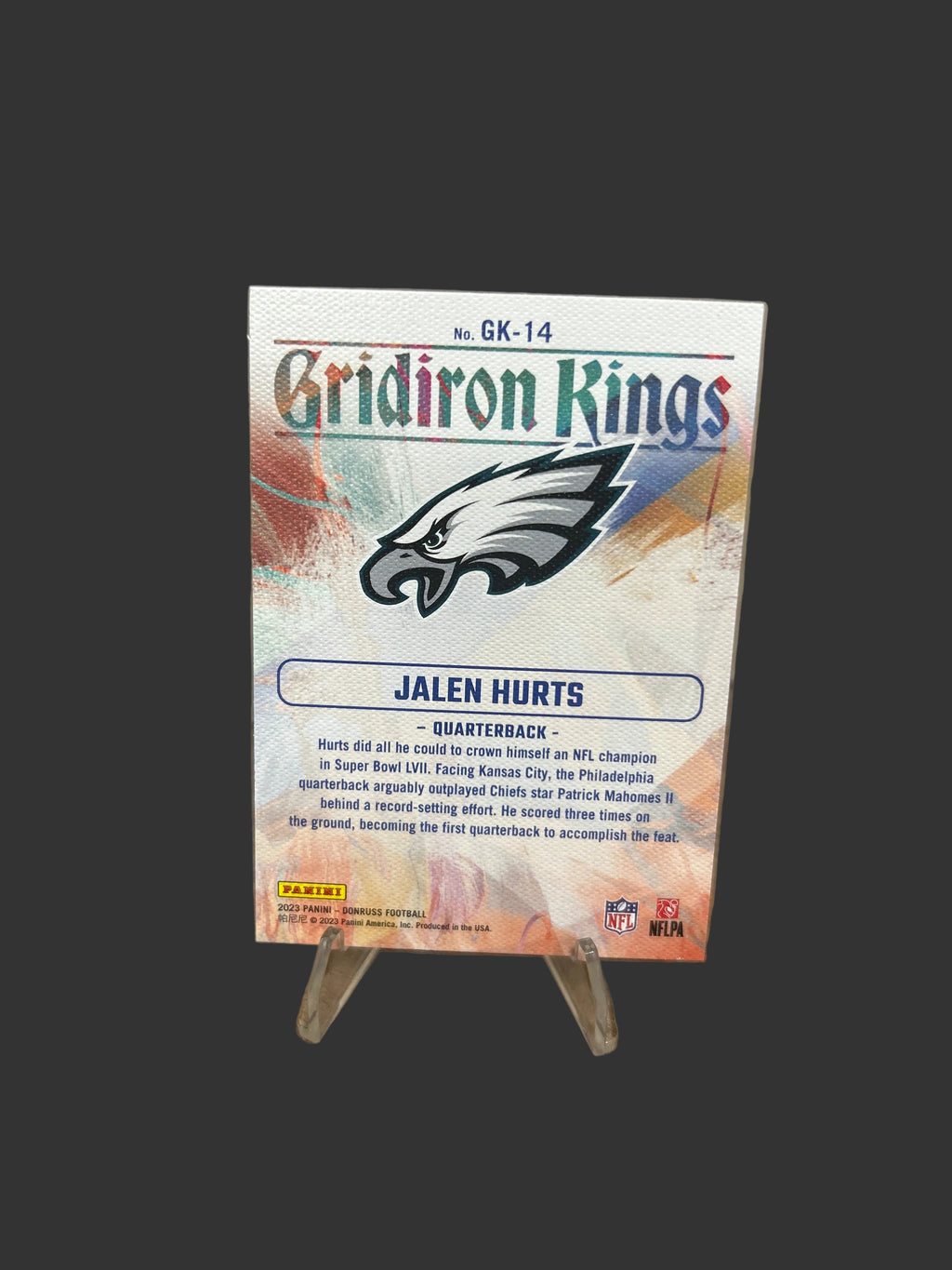 2023 Panini Donruss - Gridiron Kings #GK-14 Jalen Hurts