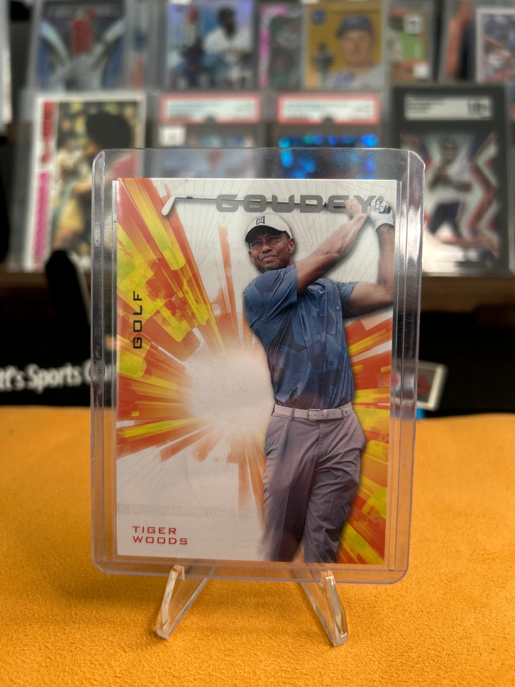 2021 UD Goodwin Champions Tiger Woods Goudey #G25 Golf HOF