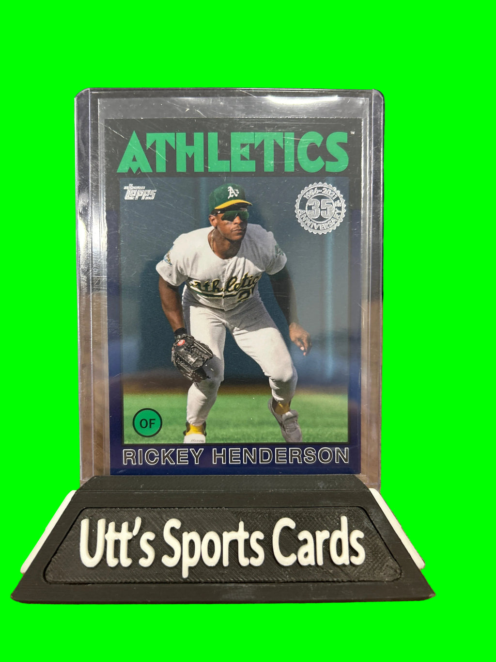 2021 Topps - 1986 Topps Baseball 35th Anniversary Rickey Henderson #86B-80