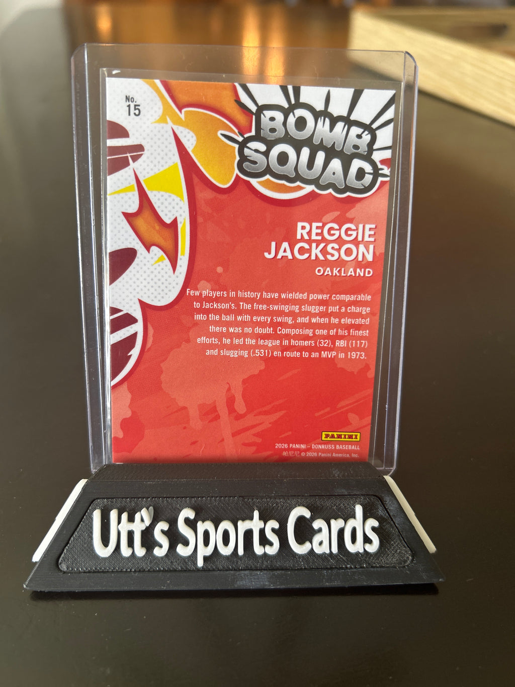 Reggie Jackson 2026 Donruss Baseball Bomb Squad Oakland Athletics #15