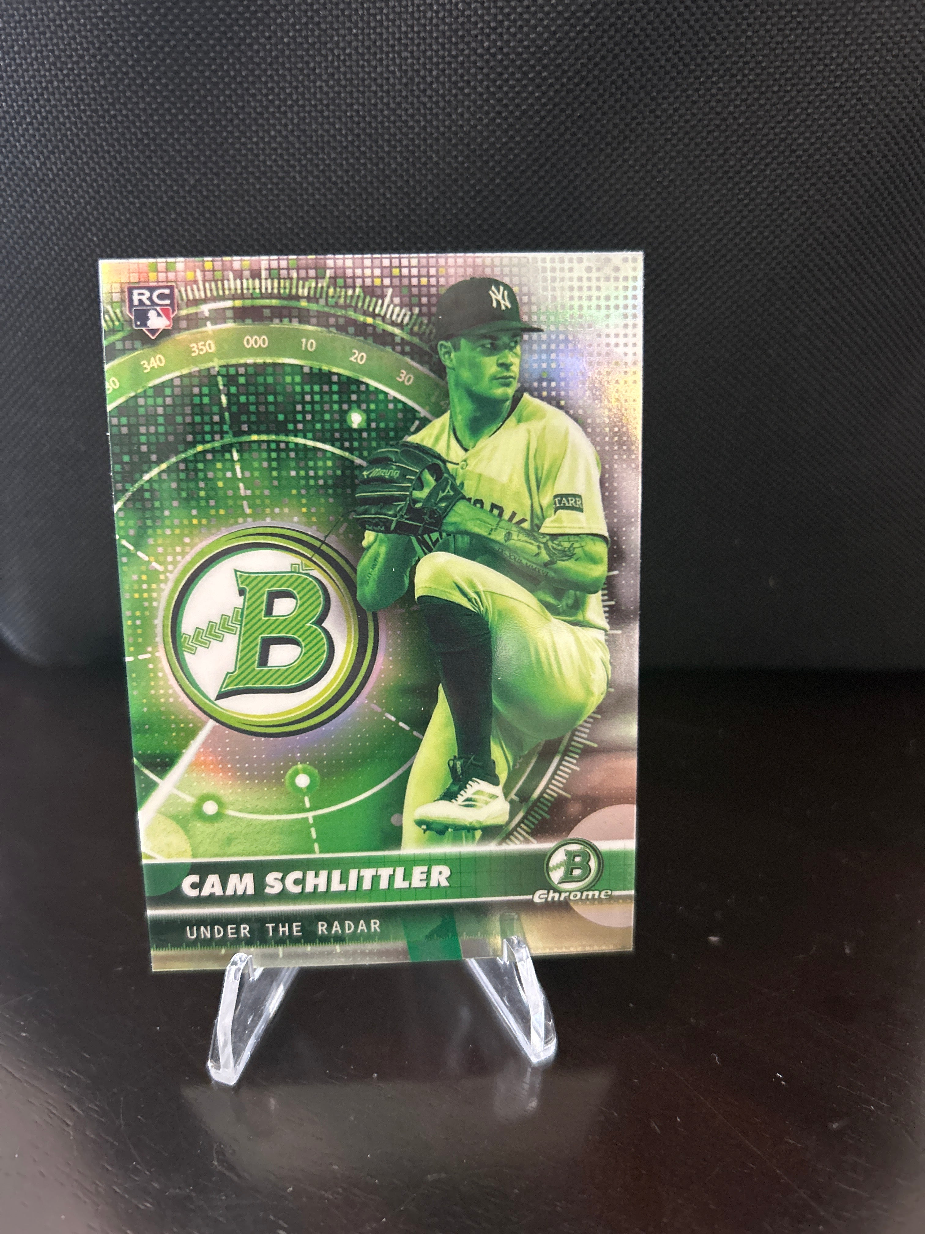 CAM SCHLITTLER 2026 BOWMAN UNDER THE RADAR REFRACTOR RC NEW YORK YANKEES #UR-2