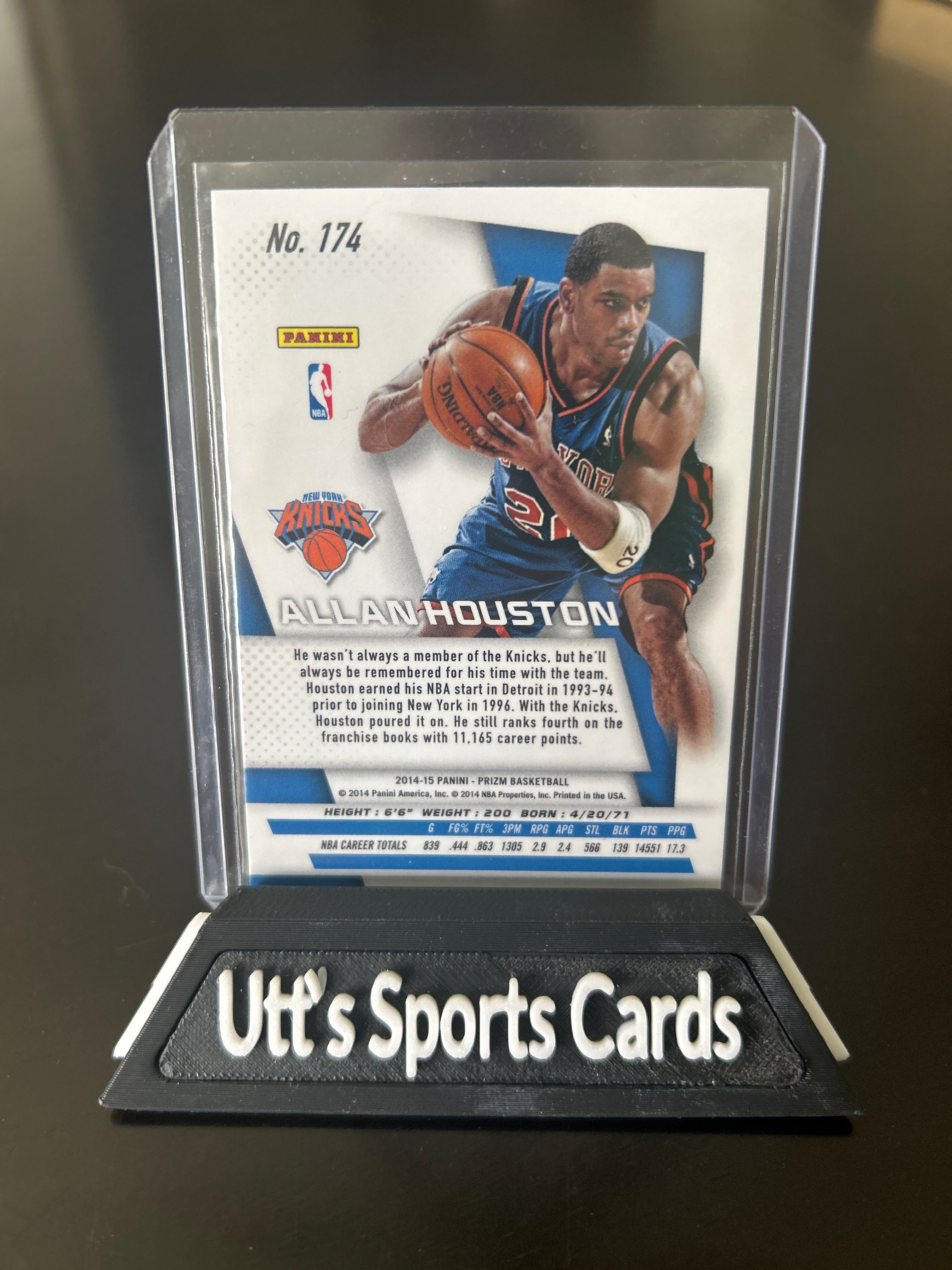 2014-15 Panini Prizm Allan Houston #174 5v6