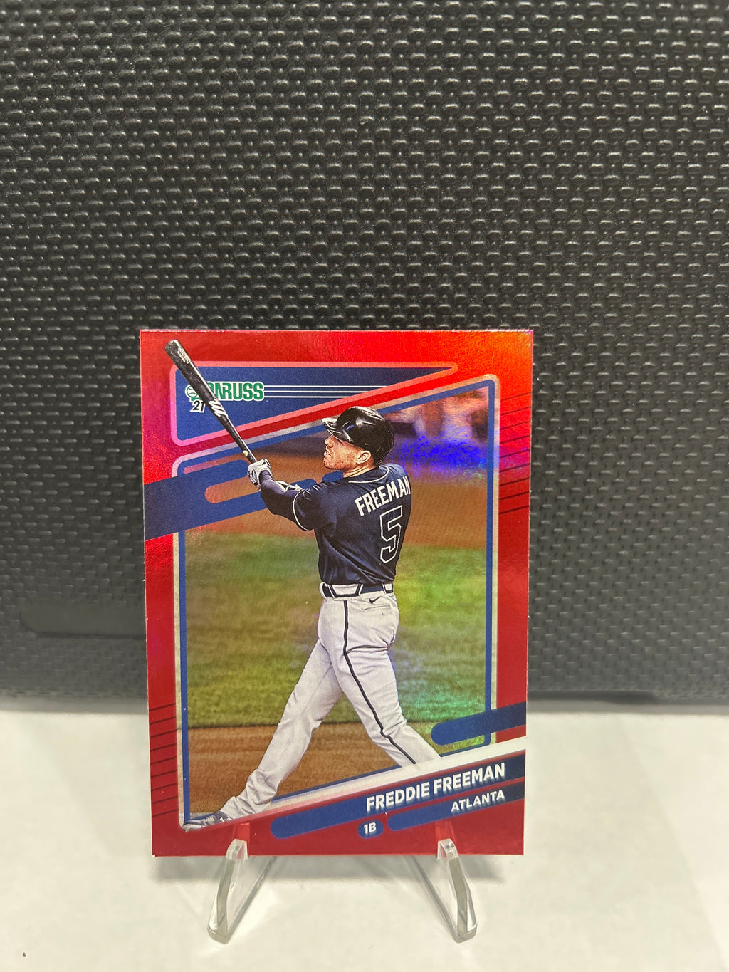 2021 Panini Donruss - Freddie Freeman #96 Holo Red