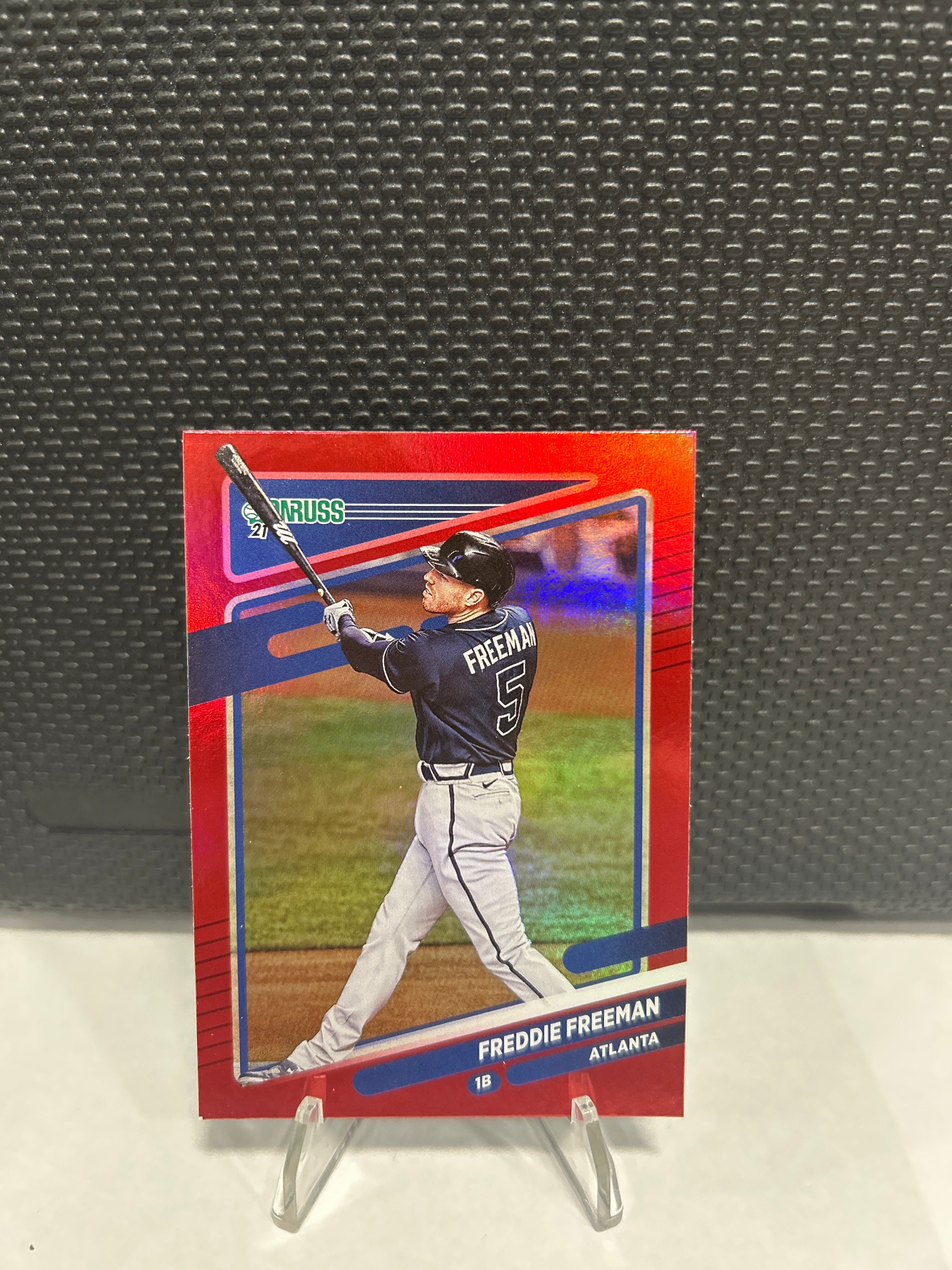 2021 Panini Donruss - Freddie Freeman #96 Holo Red