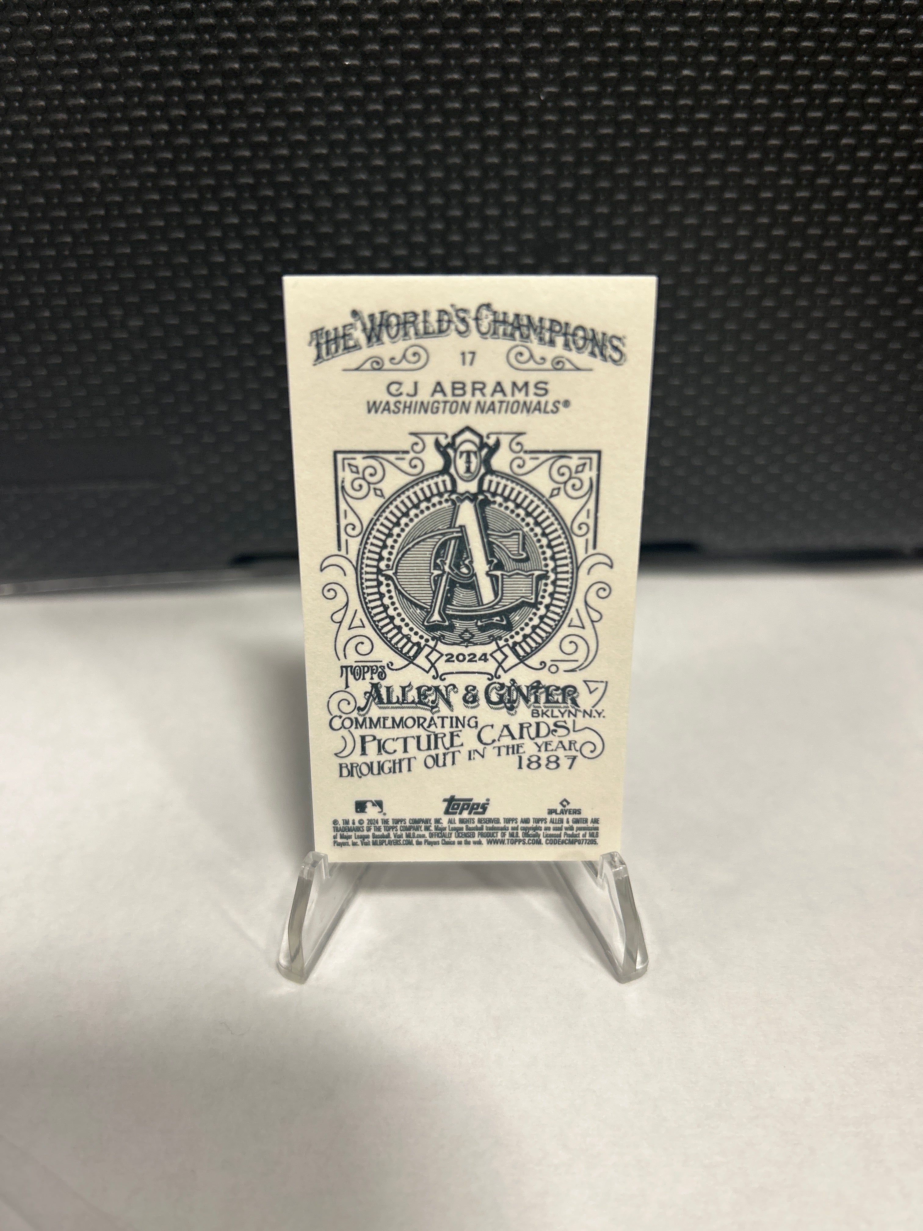 2024 Topps Allen & Ginter - C.J. Abrams #17 Mini