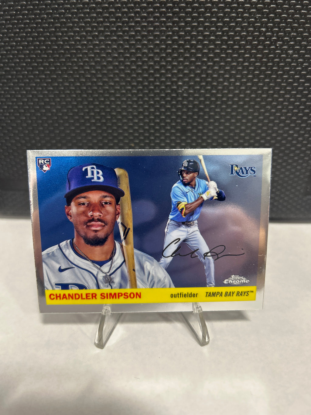 #277 Chandler Simpson 2025 Topps Chrome Platinum RC Rookie Card