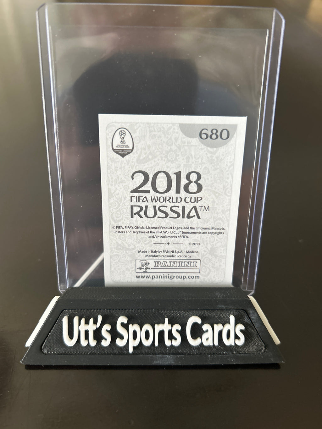 2018 Panini World Cup Russia Pelé Legends Gold Shiny Sticker #668 Brazil BRA