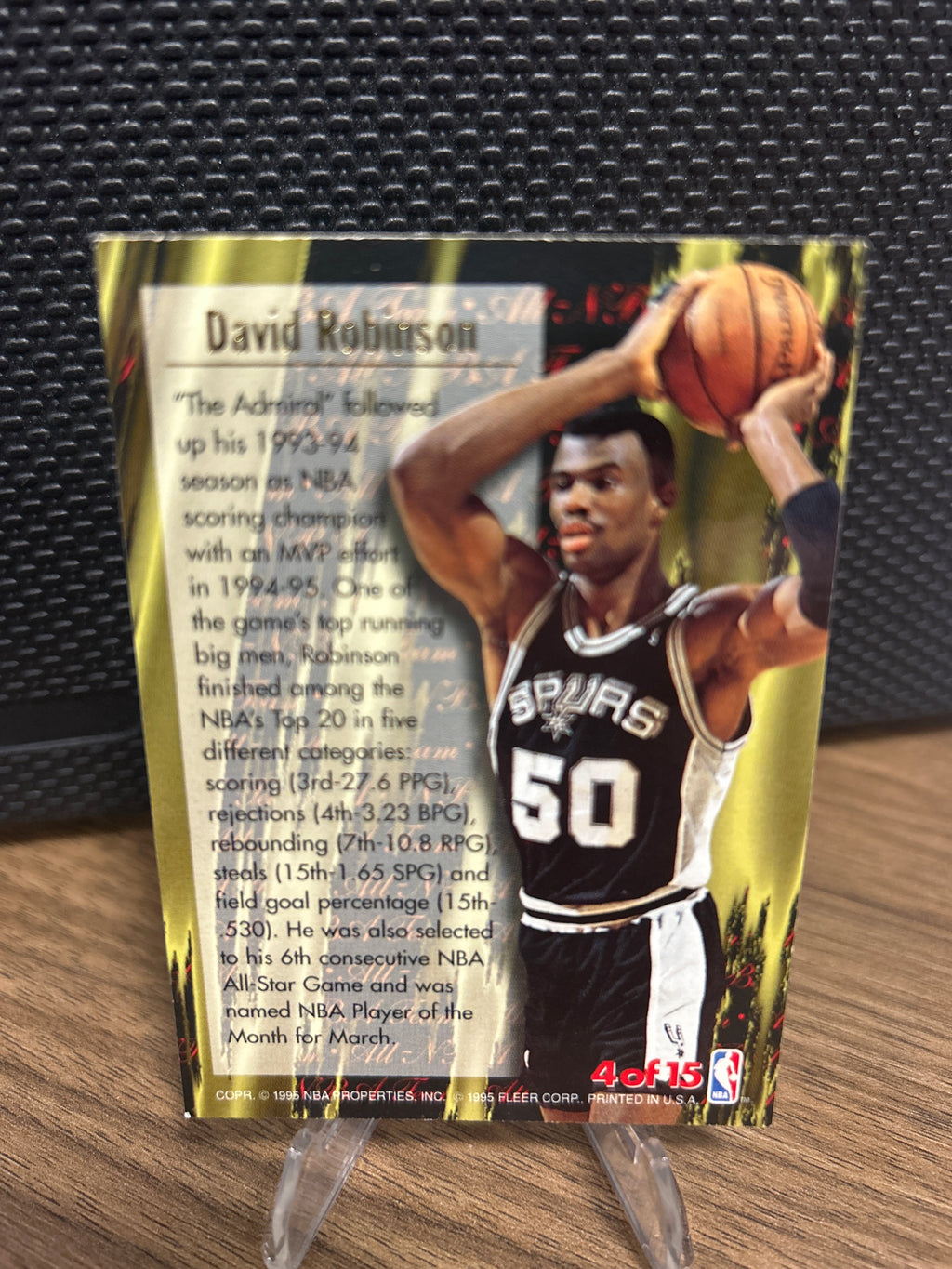 1995-96 Fleer Ultra - All-Nba #4 David Robinson