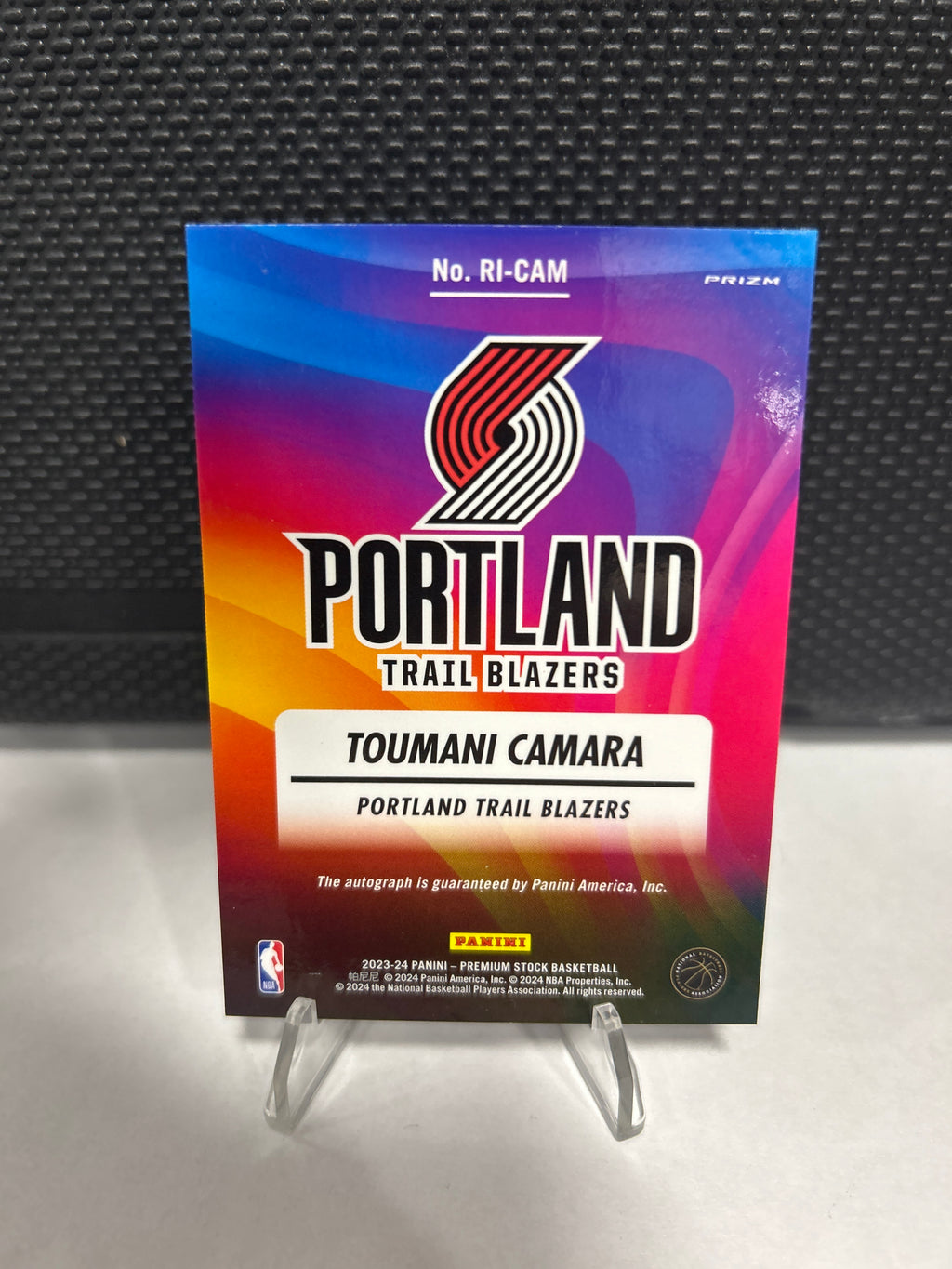 2023-2024 Panini Hoops Toumani Camara Rookie Ink