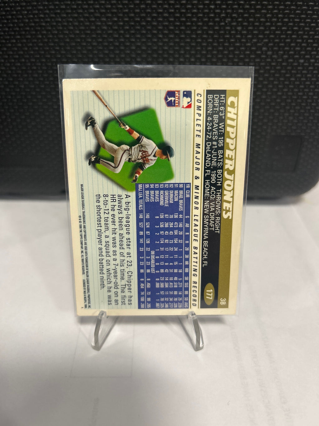 1996 Topps #177 Chipper Jones