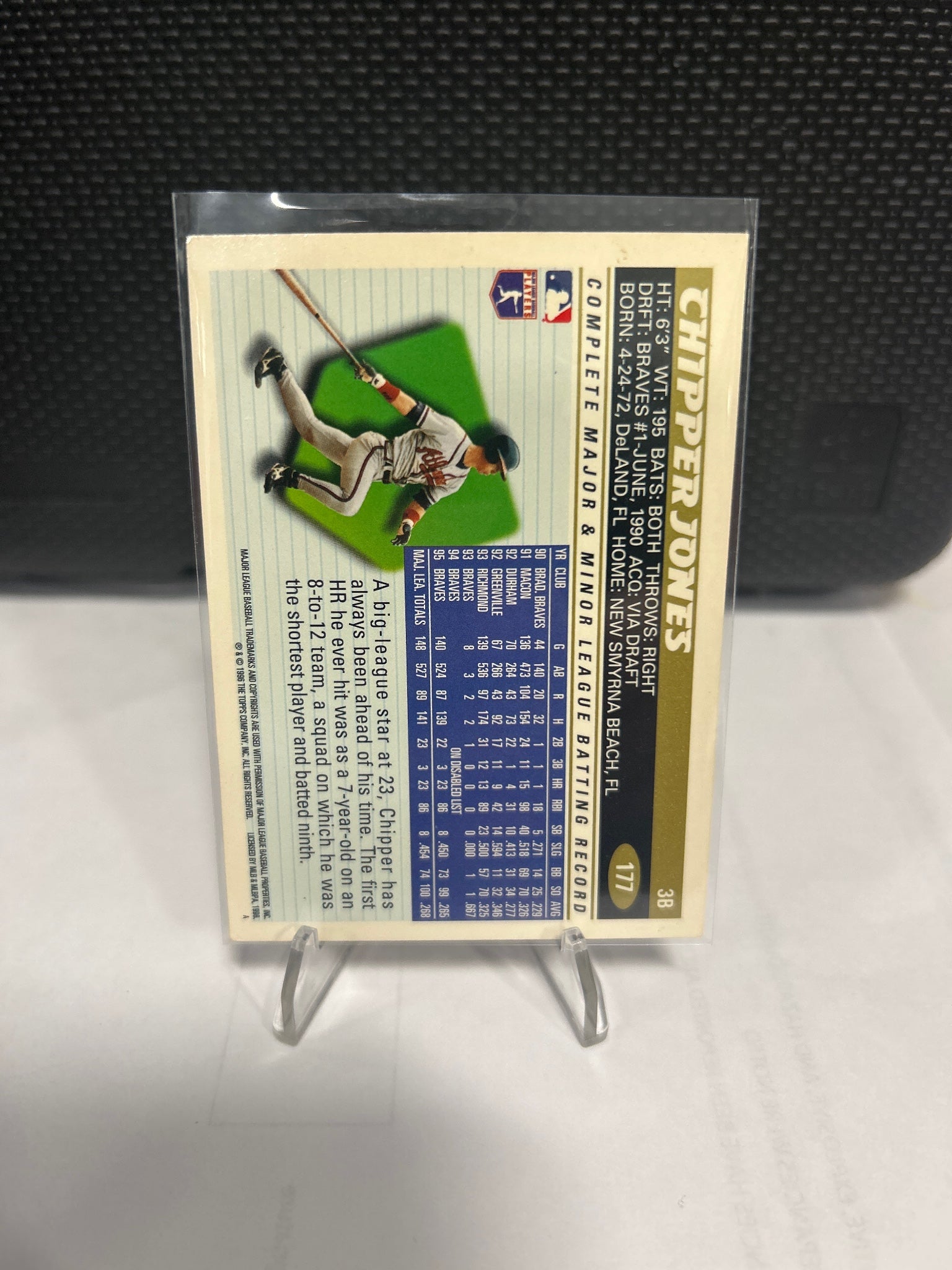 1996 Topps #177 Chipper Jones