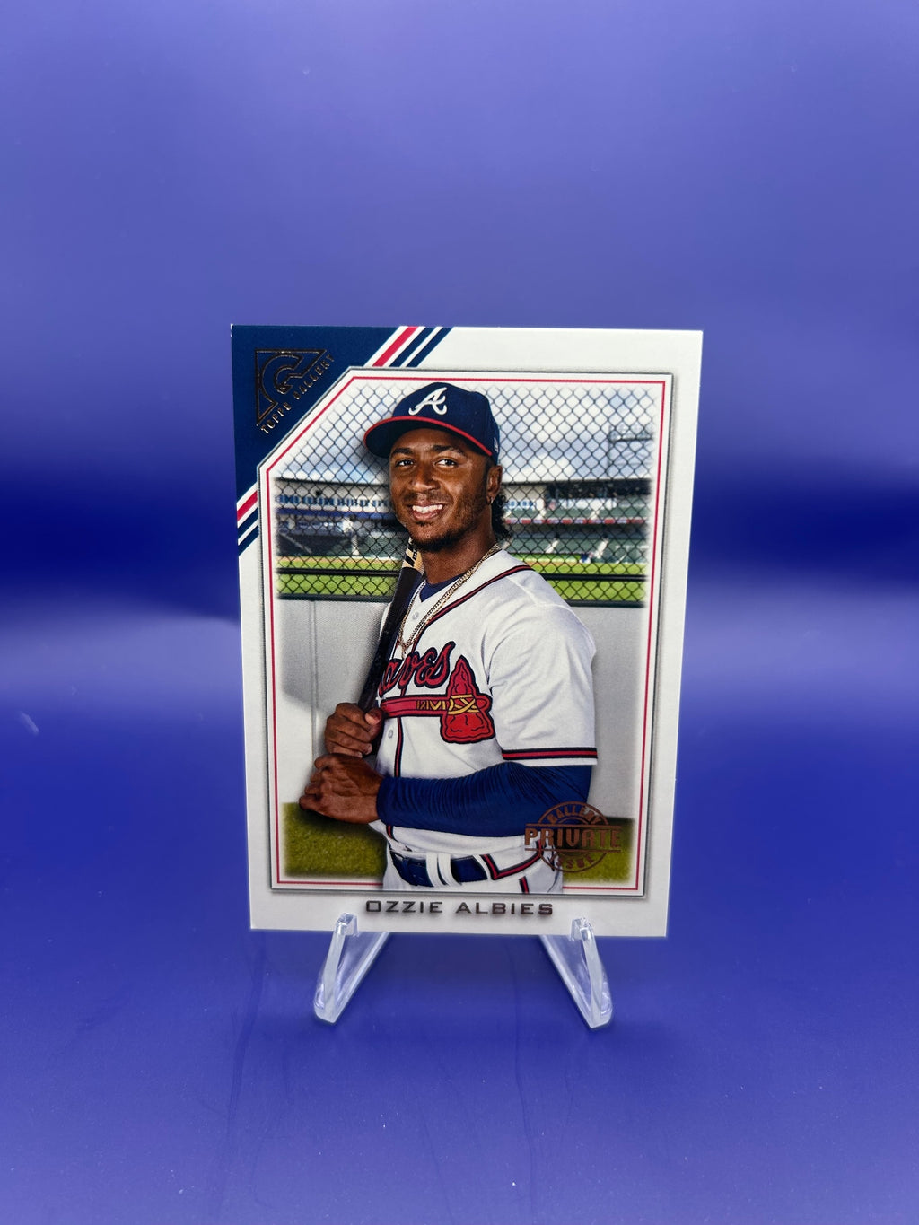 2022 Topps Gallery #14 Ozzie Albies Private Issue #/250
