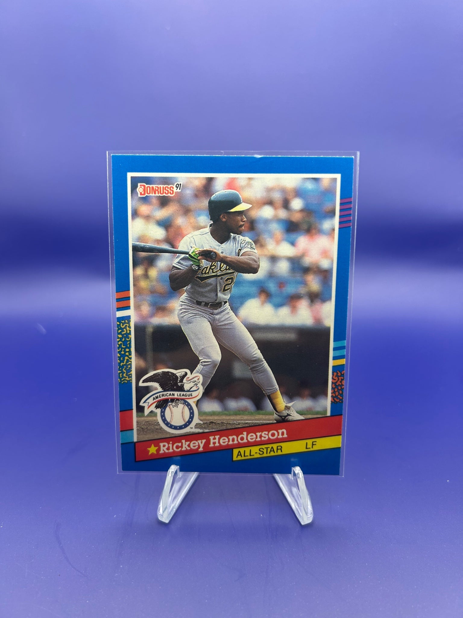 1991 Donruss #53b Rickey Henderson