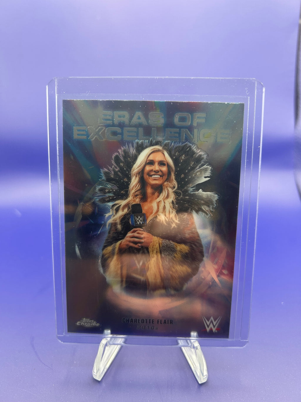 2026 Topps Chrome WWE #ERA-10 Charlotte Flair Eras of Excellence