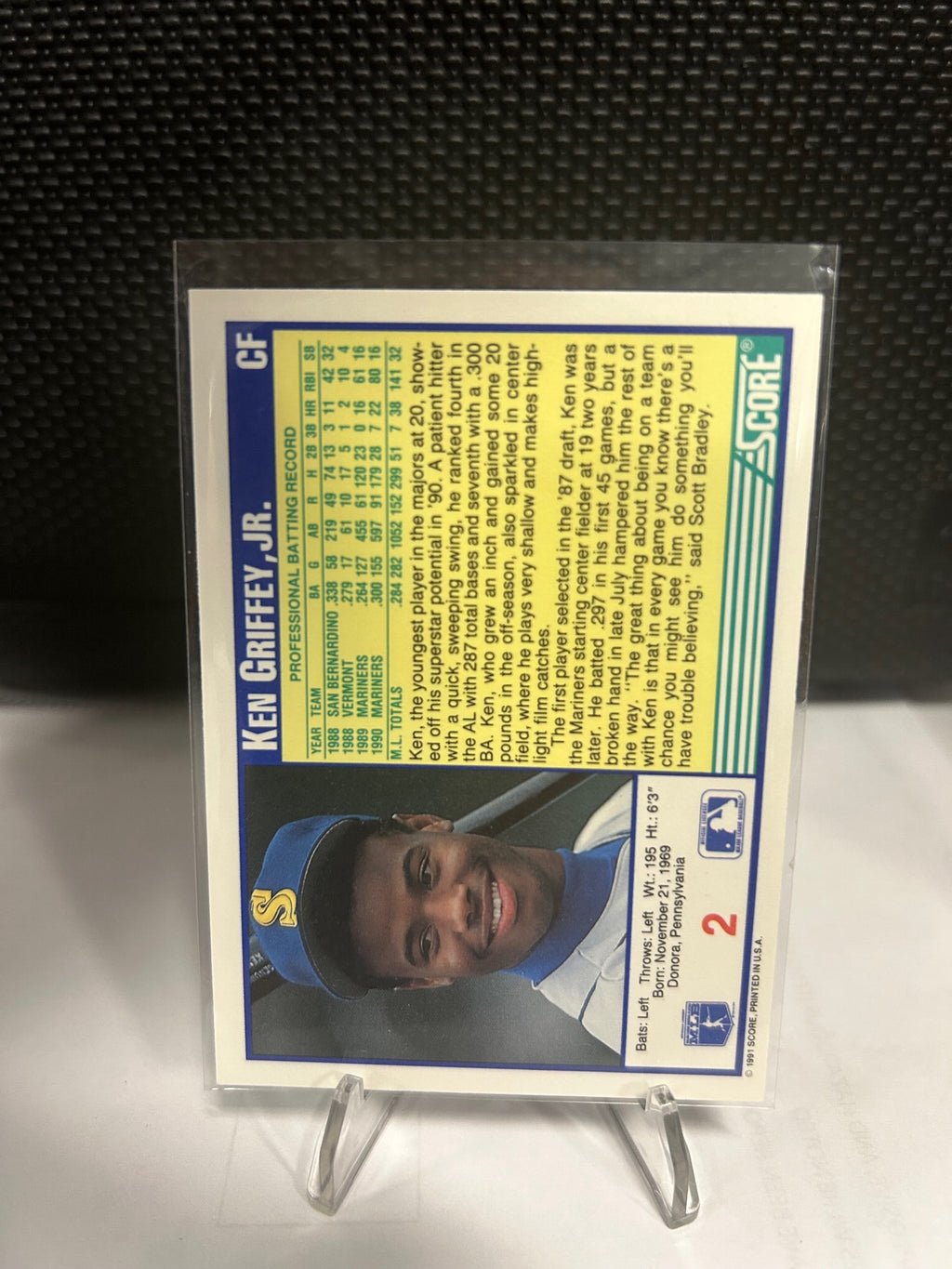 1991 Score #2 Ken Griffey, Jr.