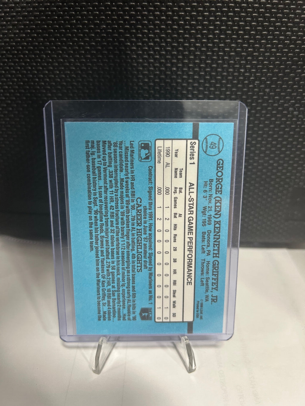 1991 Donruss #49c Ken Griffey Jr.