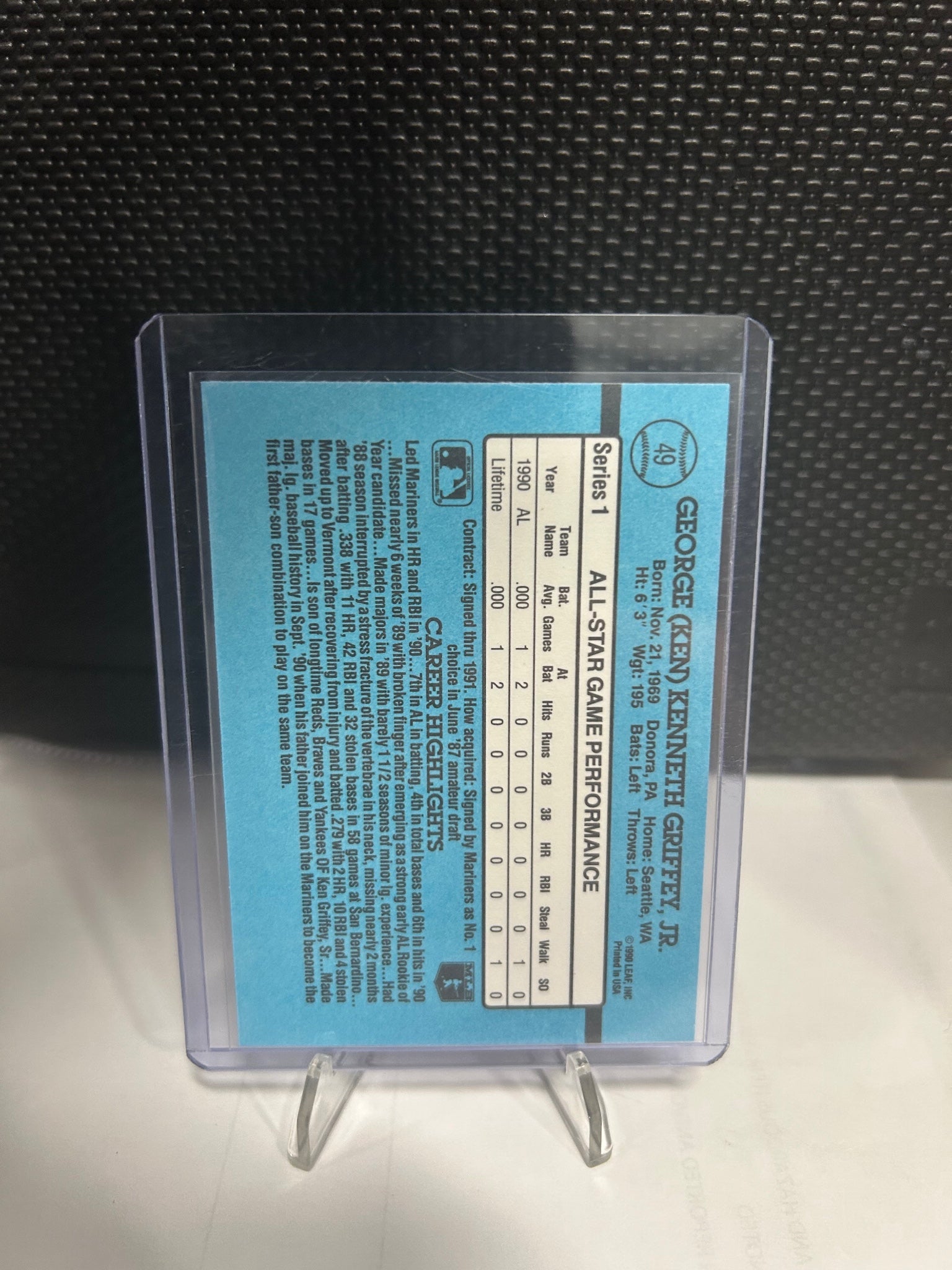 1991 Donruss #49c Ken Griffey Jr.