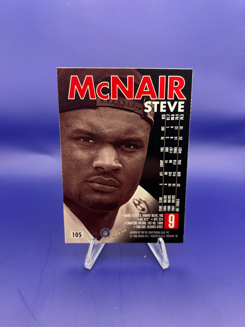 1998 SkyBox Premium #105 Steve McNair