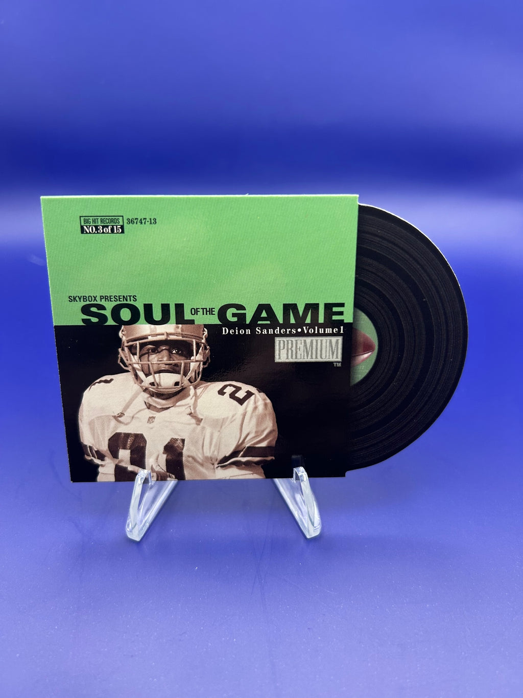 1998 SkyBox Premium #3 SG Deion Sanders Soul of the Game